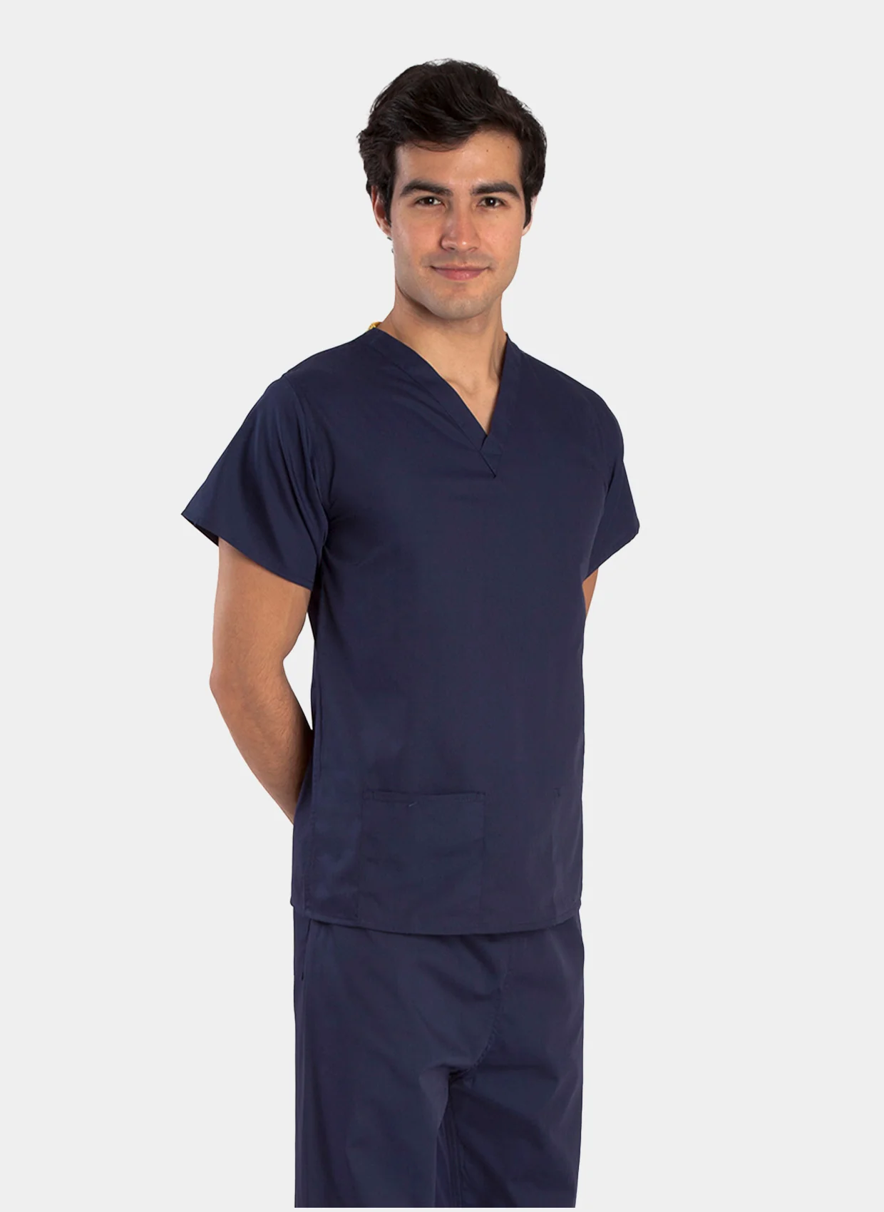 Unisex Budget Scrubs Set - Navy - Image 3