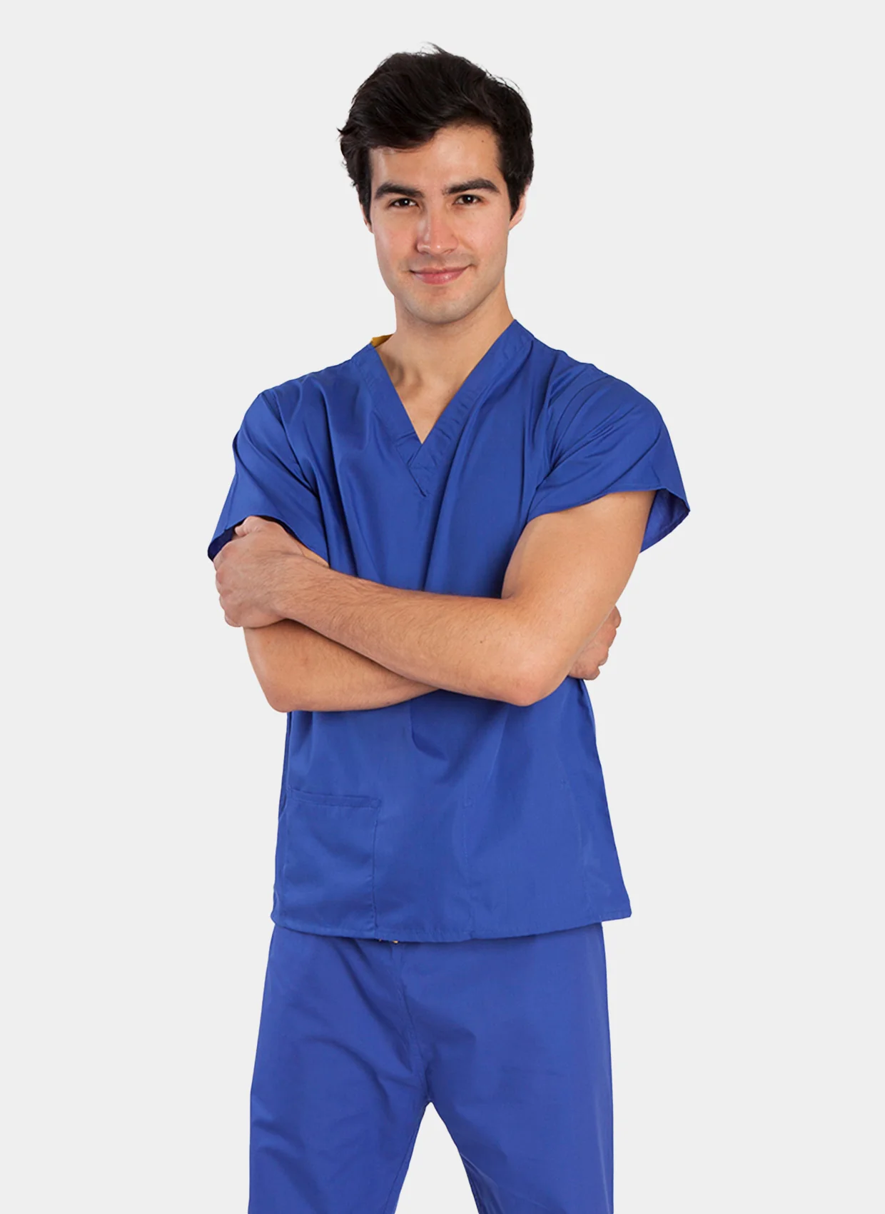 Unisex Budget Scrubs Set - Royal - Image 3