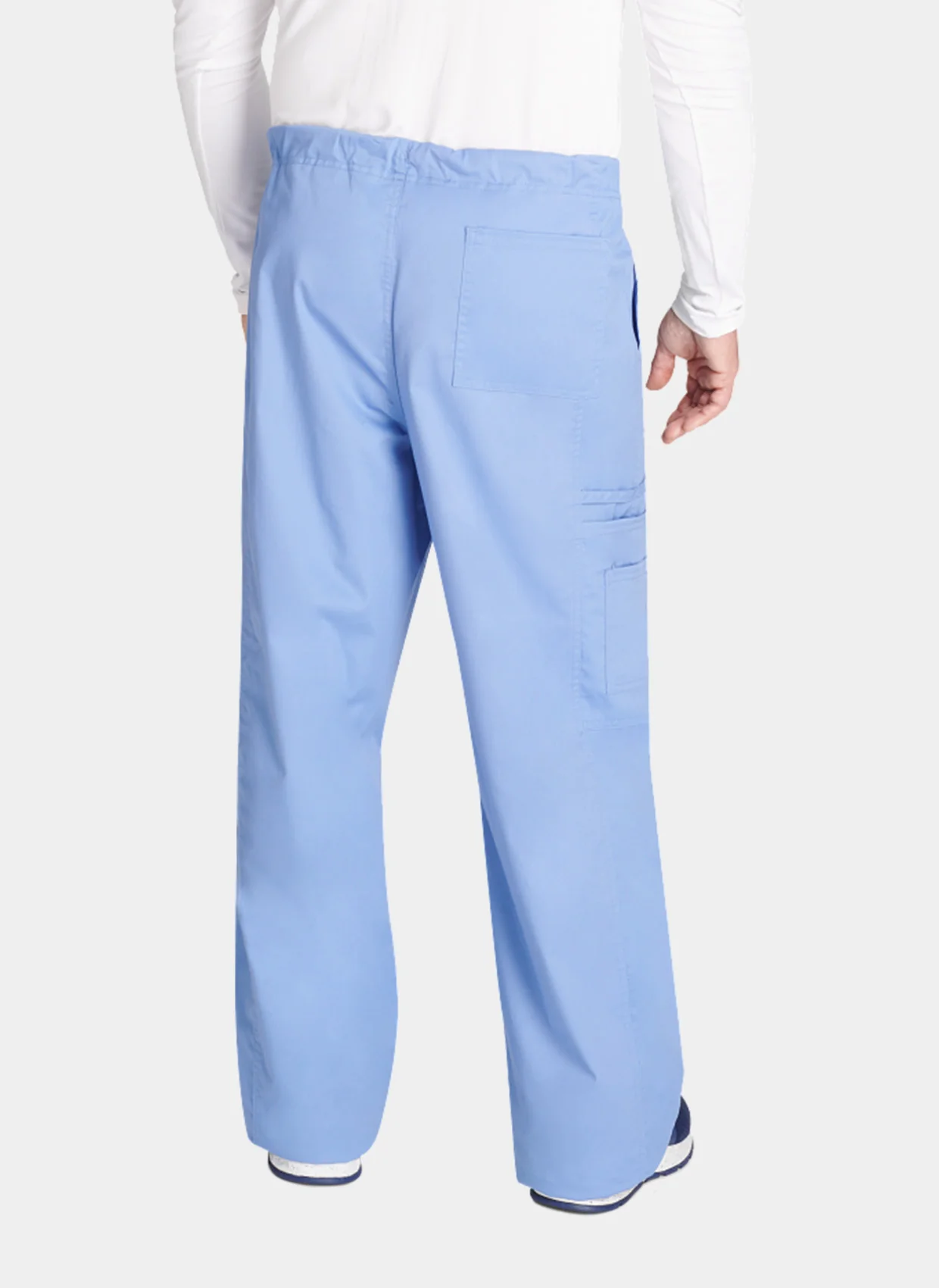 Cherokee Core Stretch Unisex Drawstring Cargo Scrub Trousers WWE4043 - True Ceil - Image 2