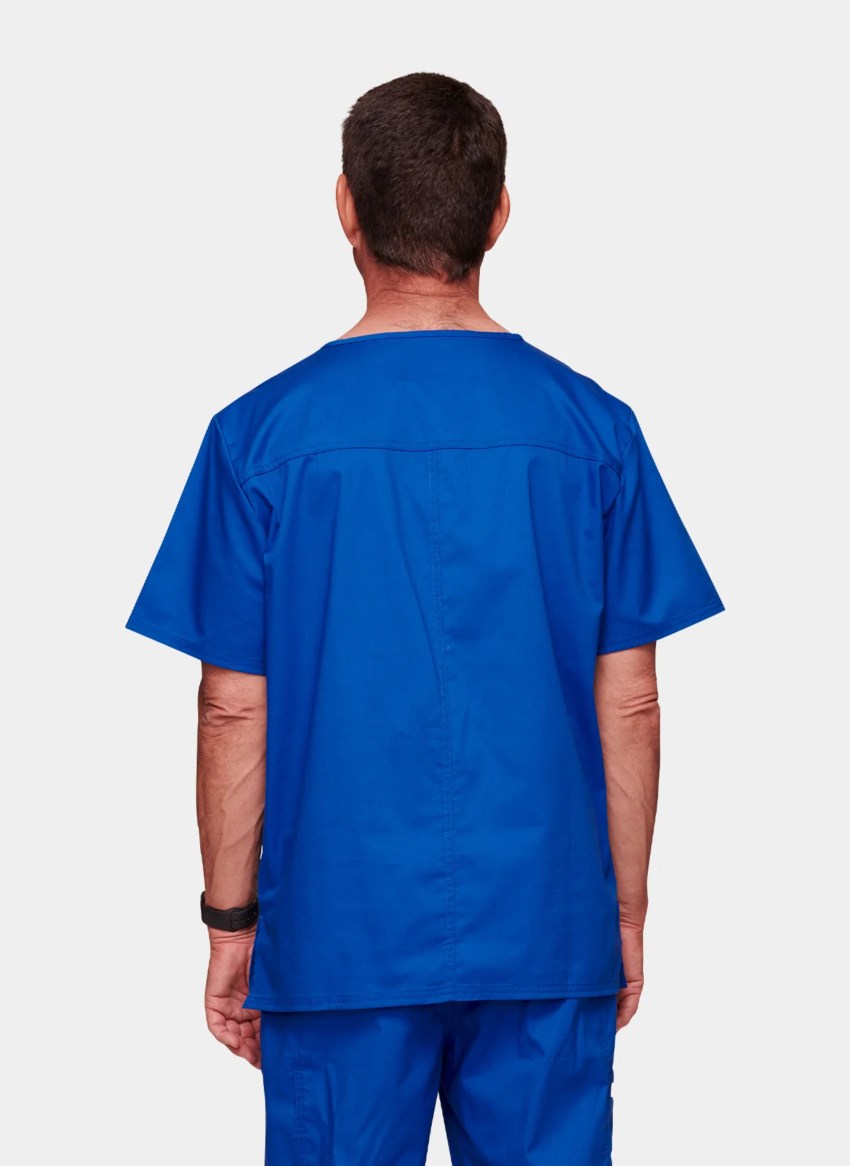 Cherokee Core Stretch Unisex V-Neck Scrub Top WWE4725 - Royal - Image 2