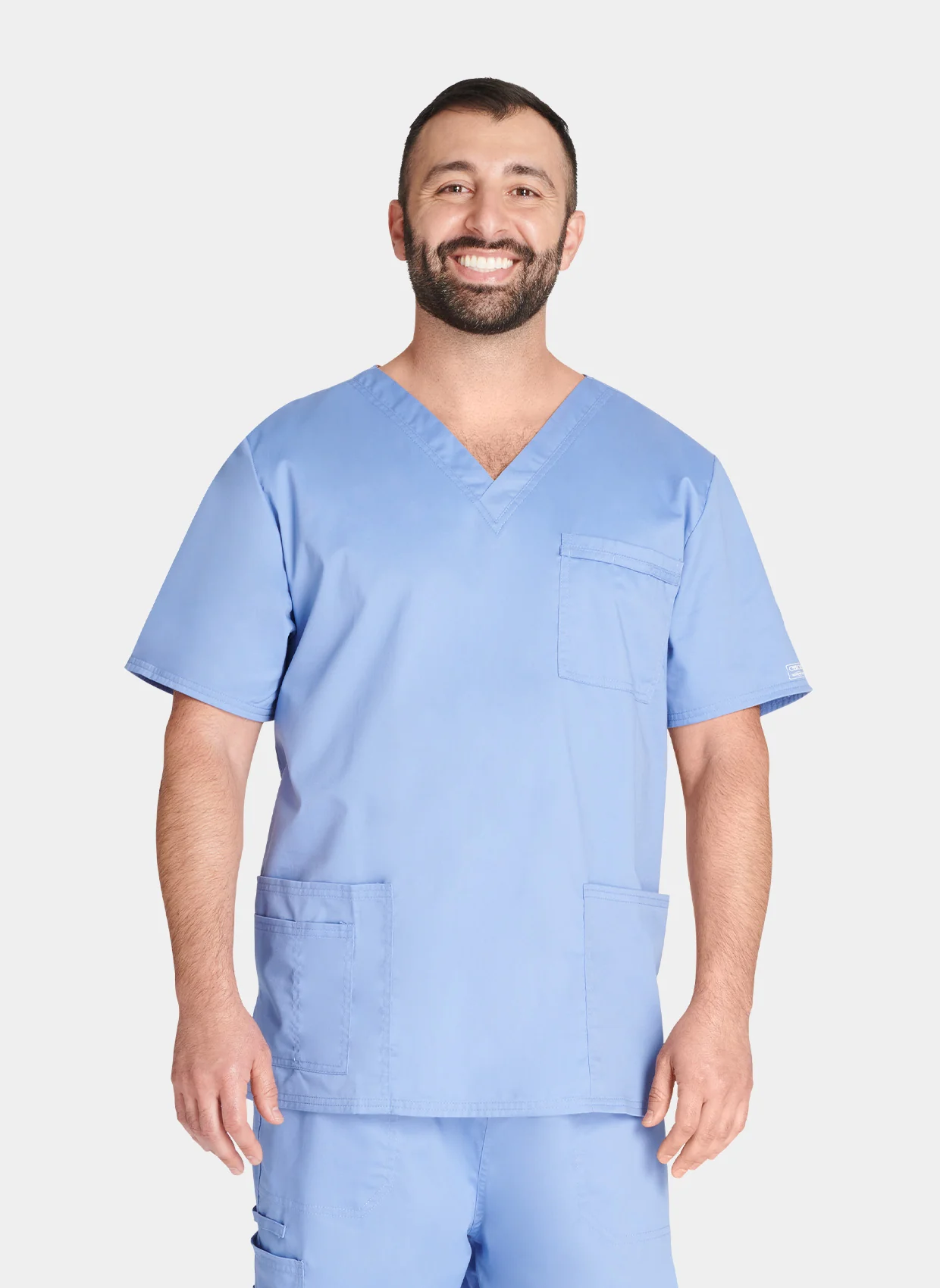 Cherokee Core Stretch Unisex V-Neck Scrub Top WWE4725 - True Ceil
