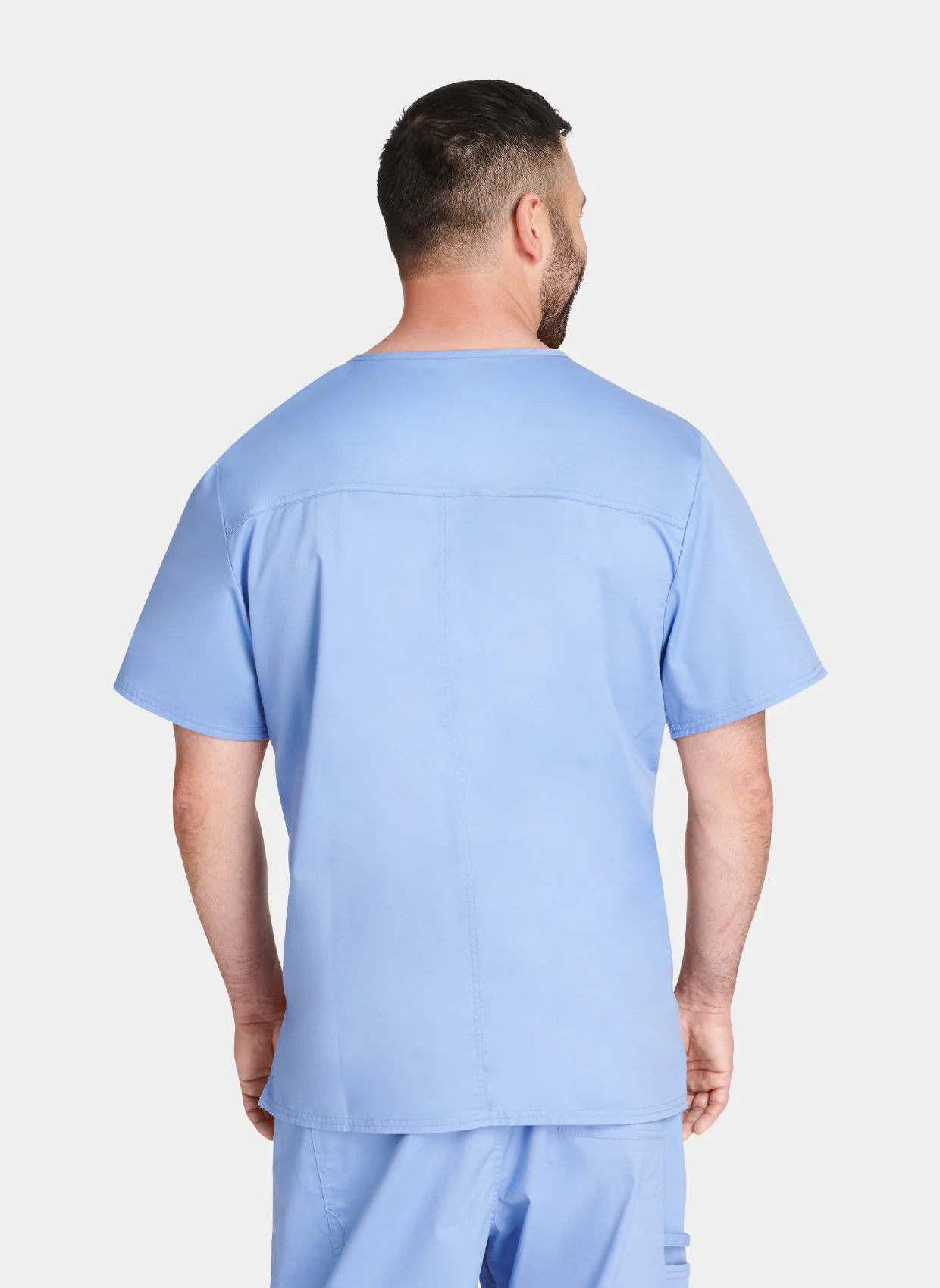 Cherokee Core Stretch Unisex V-Neck Scrub Top WWE4725 - True Ceil - Image 2