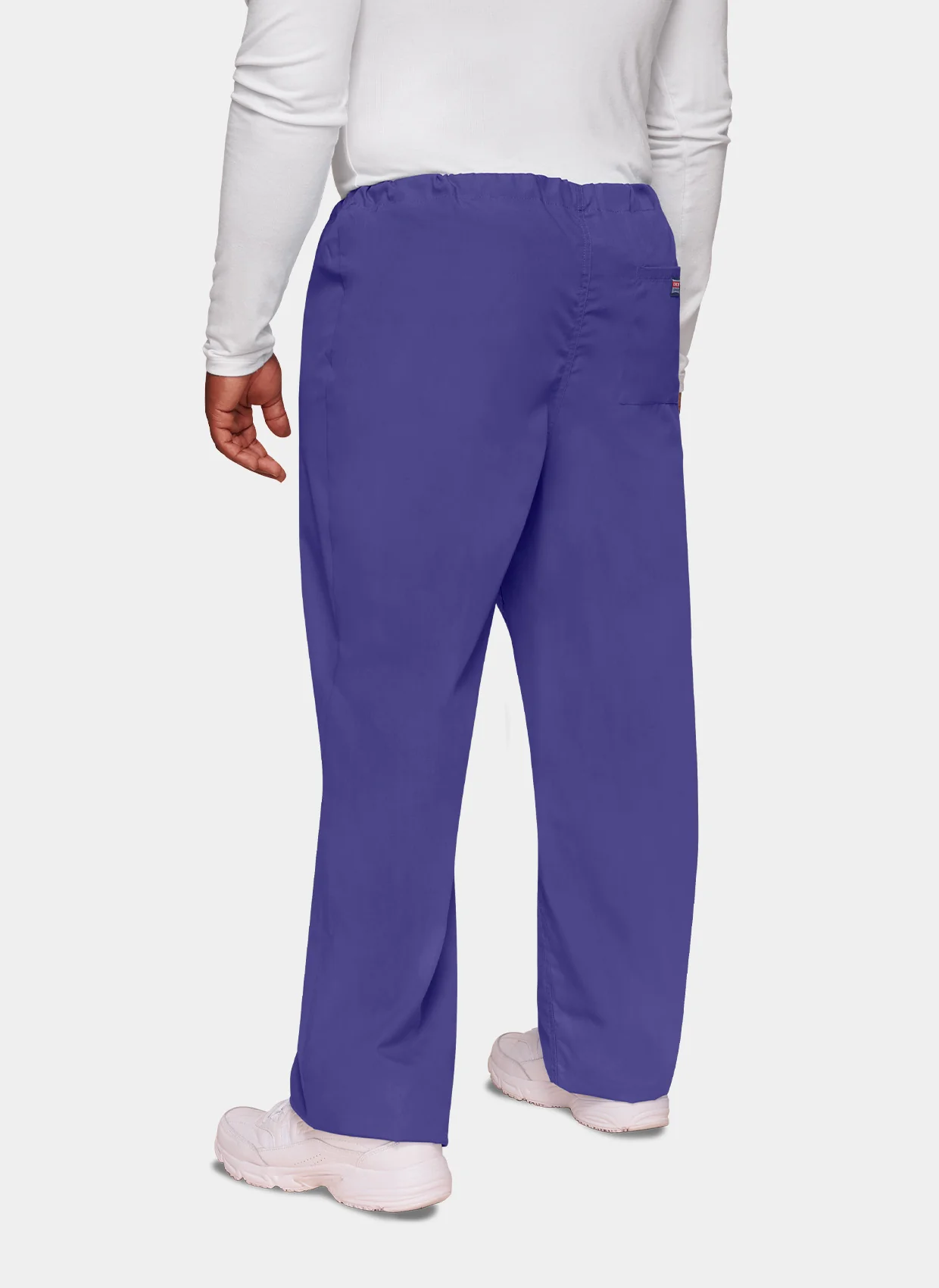 Cherokee Unisex Drawstring Scrub Trousers - Grape - Image 2