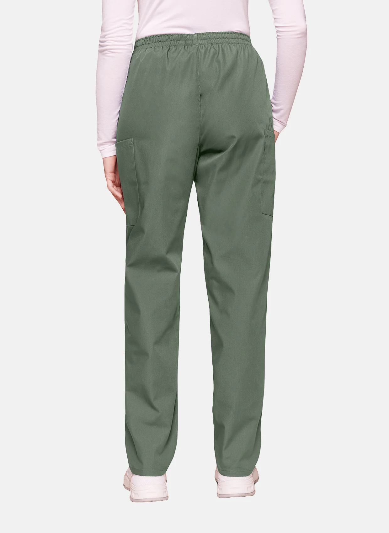 Cherokee Unisex Elasticated Scrub Trousers - Olive - Image 4