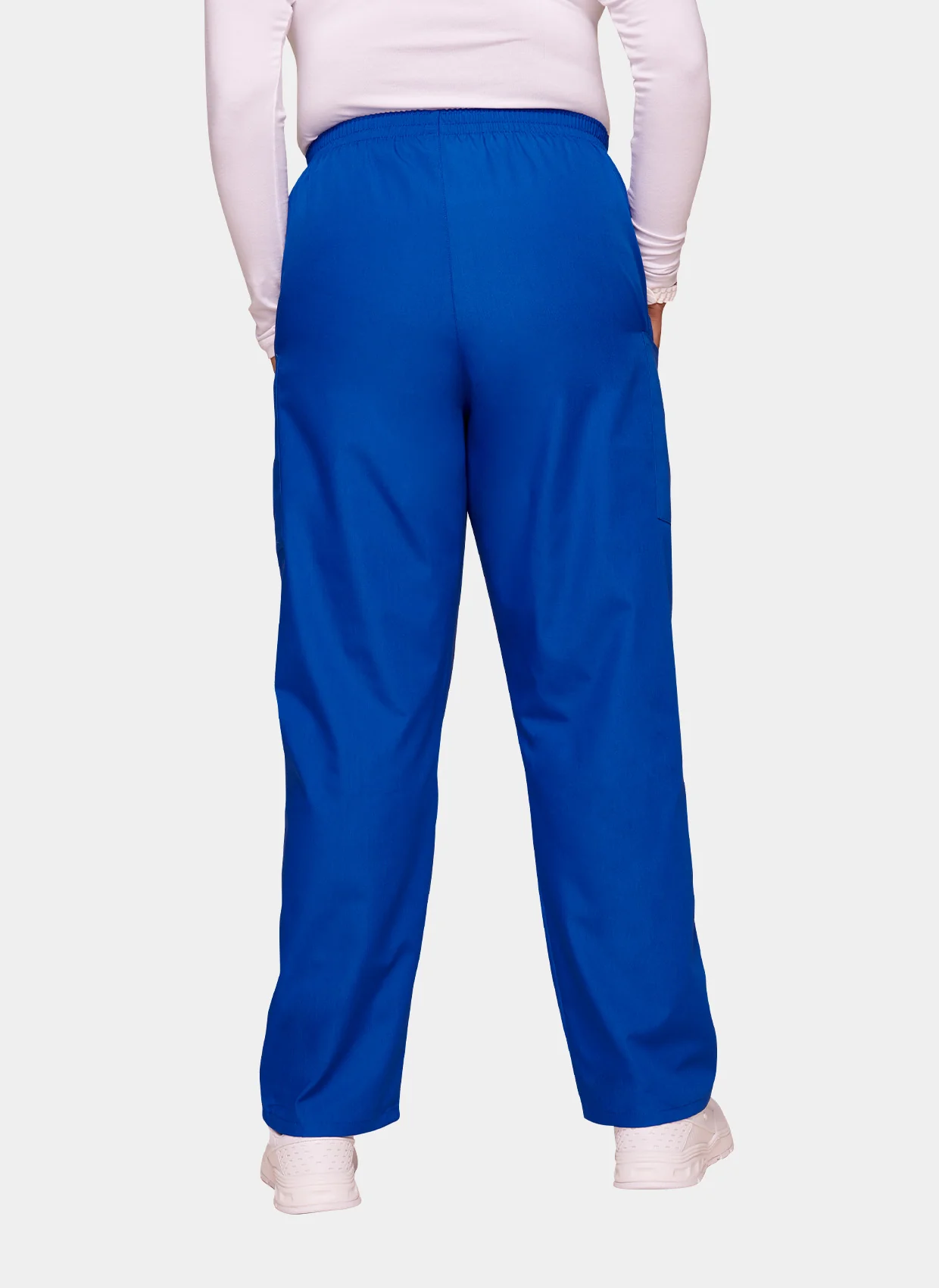 Cherokee Unisex Elasticated Scrub Trousers - Royal - Image 2