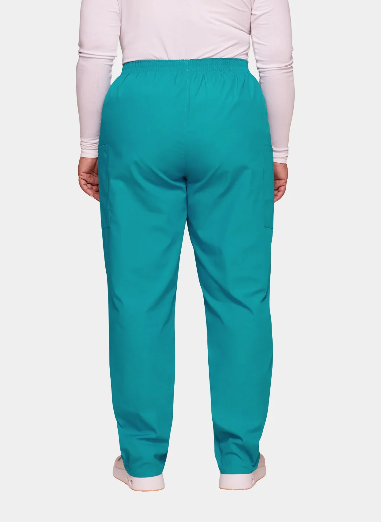 Cherokee Unisex Elasticated Scrub Trousers - Teal - Image 2
