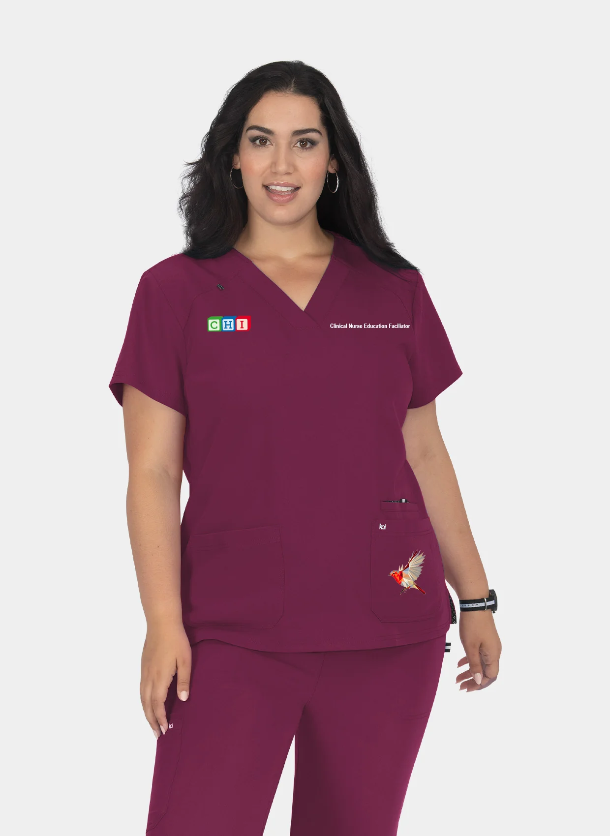 CHI CNM2 - Koi Next Gen Hustle And Heart Scrub Top - Image 5