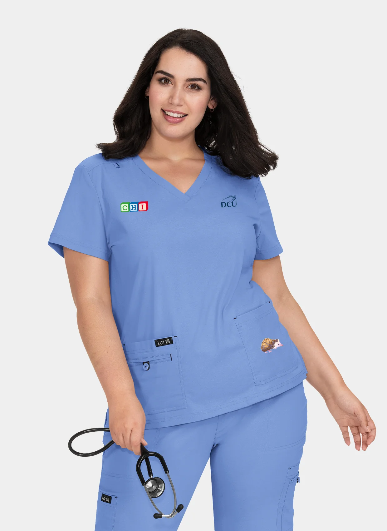 CHI PCRN - Koi Basics Becca Scrub Top - Image 4