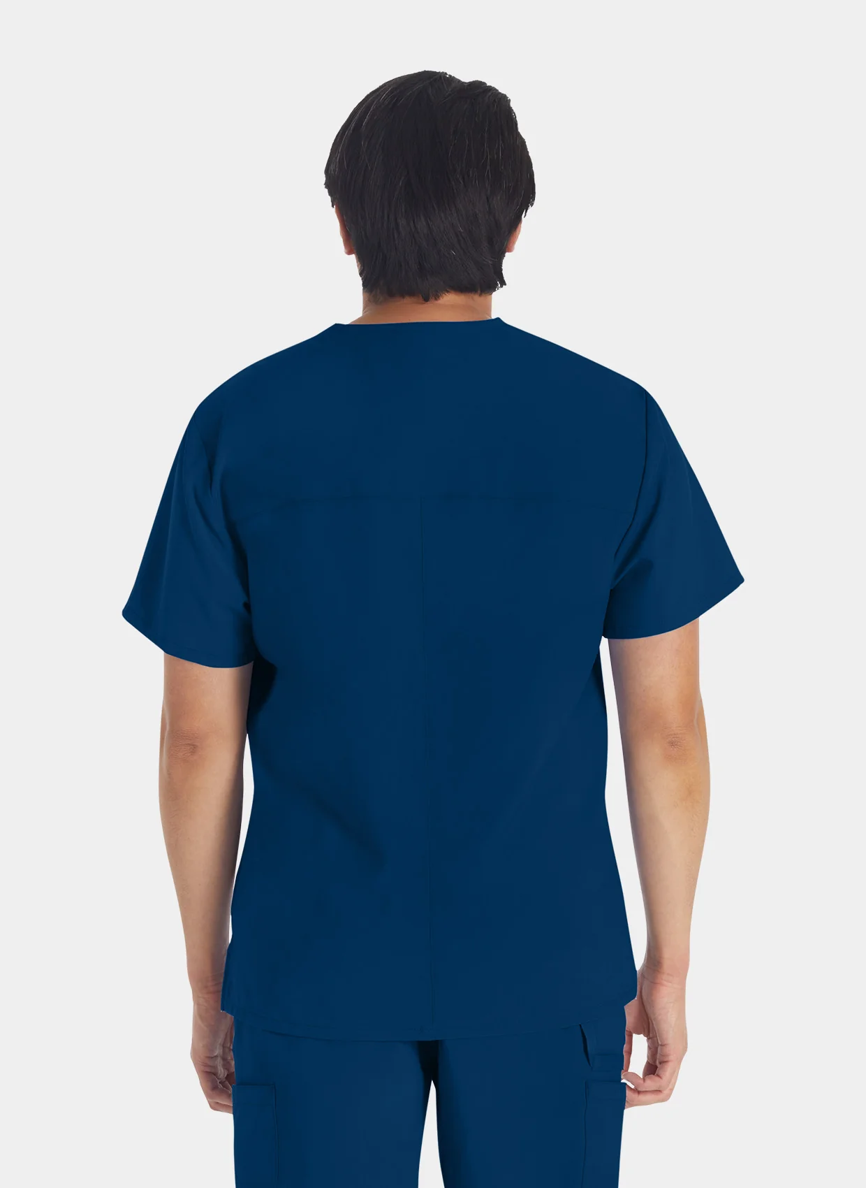 Dickies EDS Essentials Men's V-Neck Scrub Top DKE645 - Navy - Image 2