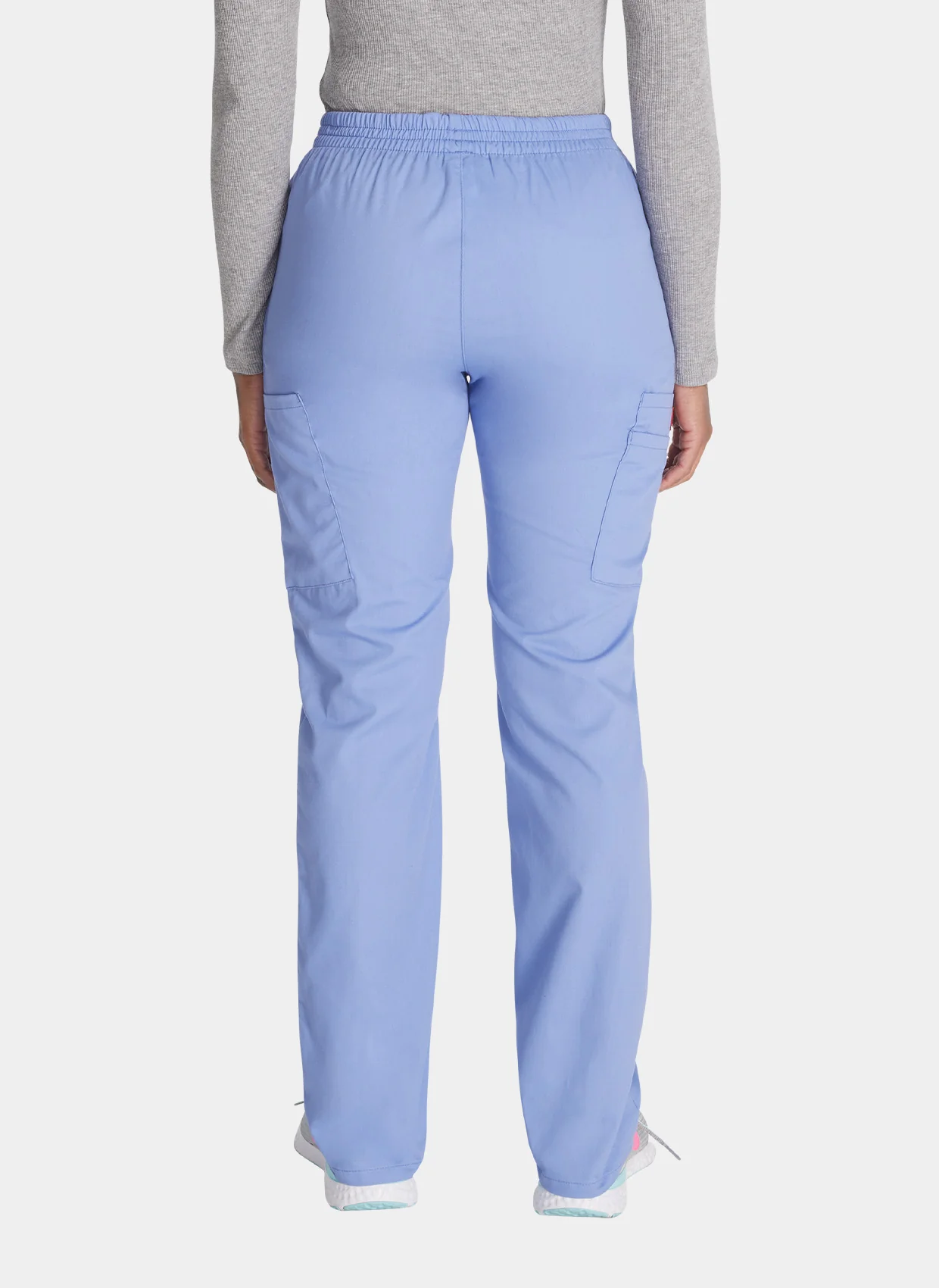Dickies EDS Signature Ladies Natural Rise Tapered Leg Pull-On Scrub Trousers DKE86106 - Ceil - Image 2