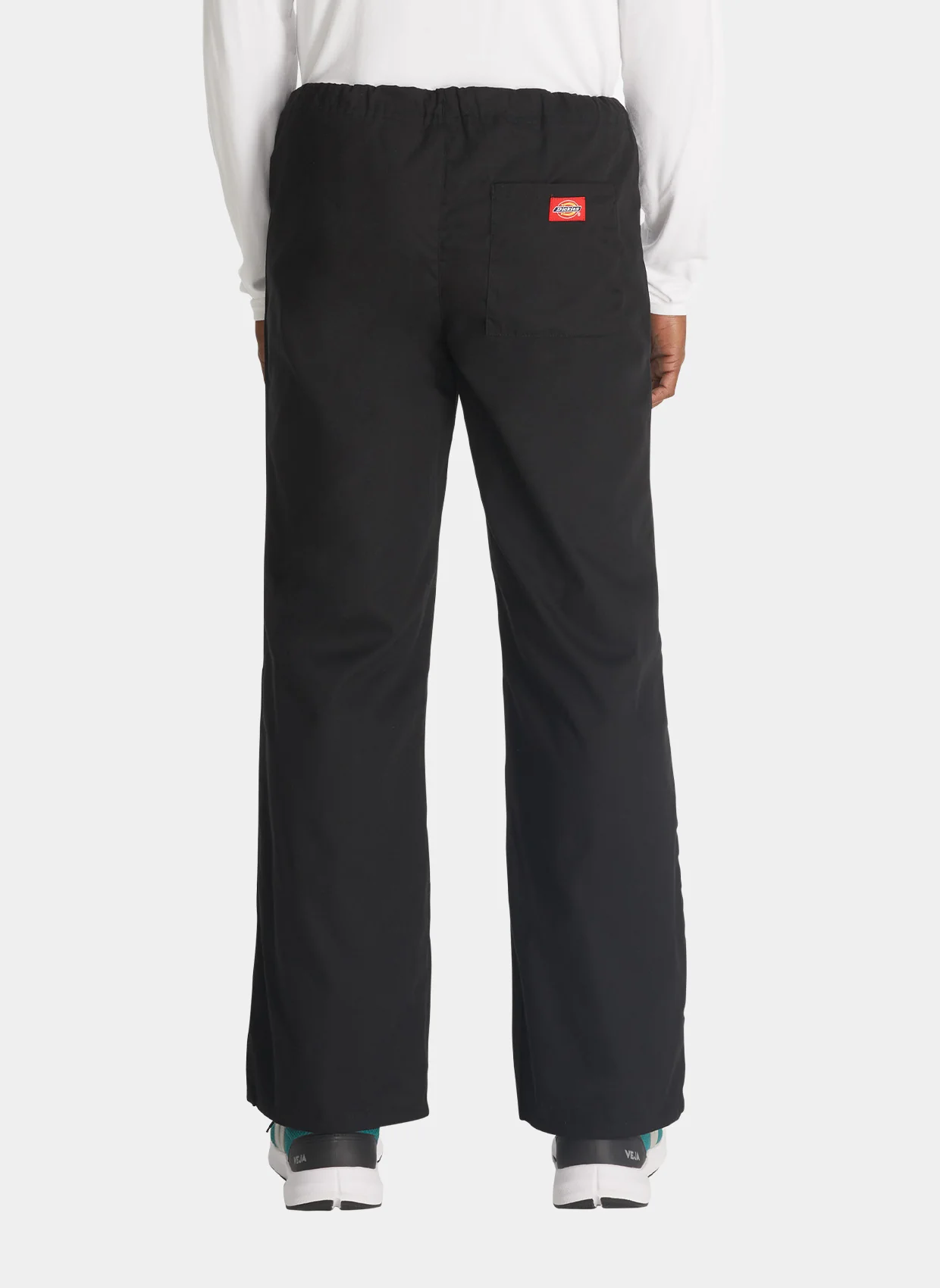 Unisex Dickies EDS Signature Drawstring Scrub Trousers DKE83006 - Black - Image 2