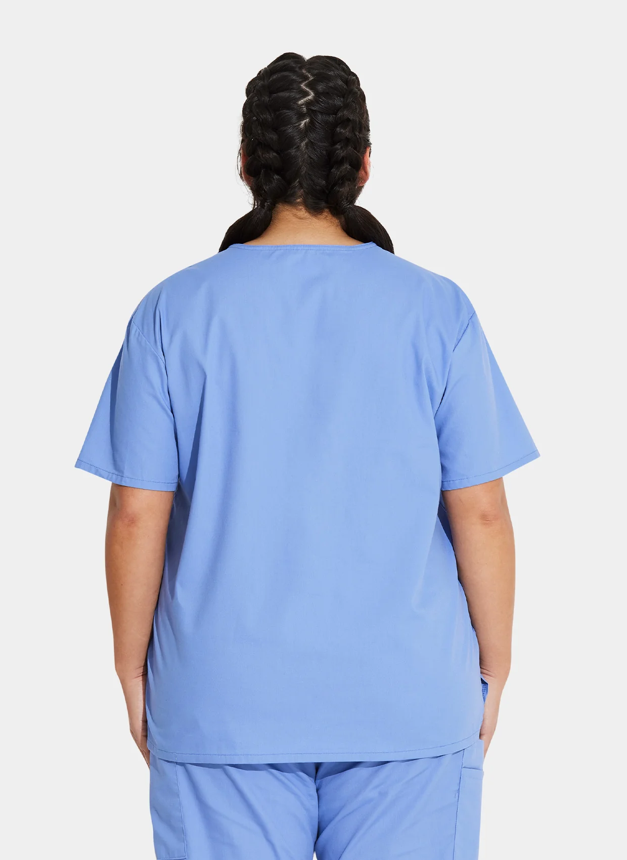 Unisex Dickies EDS Signature Tuckable V-Neck Scrub Top DKE83706 - Ceil - Image 2