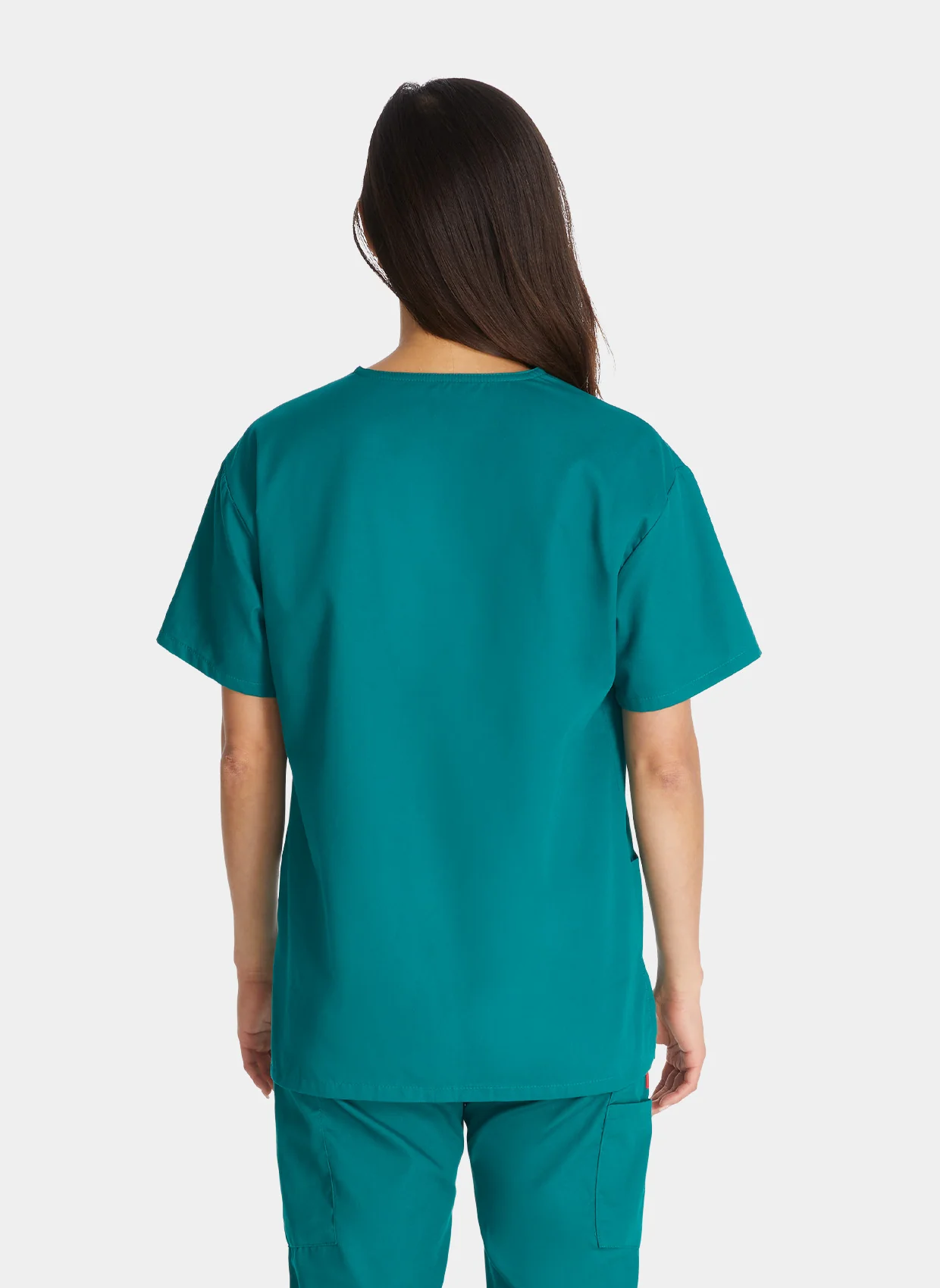 Dickies EDS Signature V-Neck Scrub Top DKE86706 - Hunter - Image 2