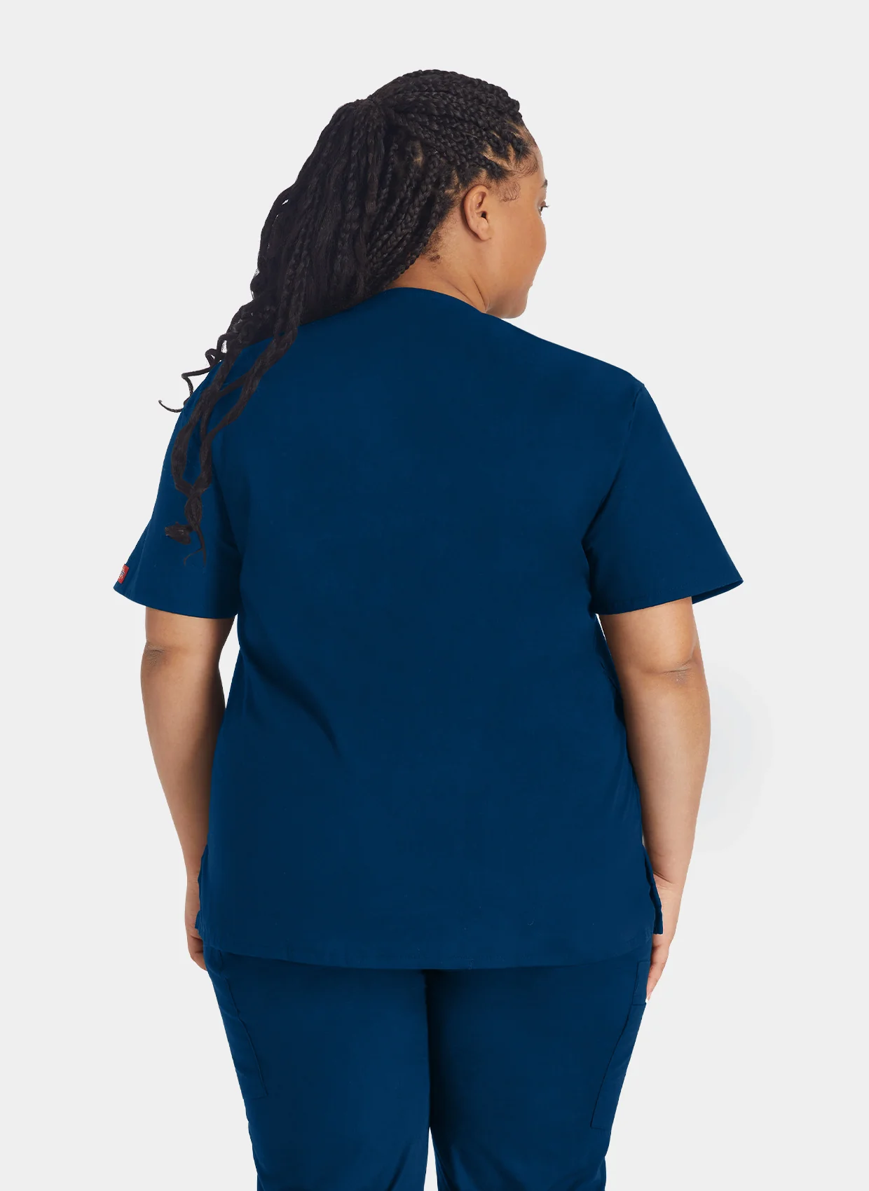 Dickies EDS Signature V-Neck Scrub Top DKE86706 - Navy - Image 2