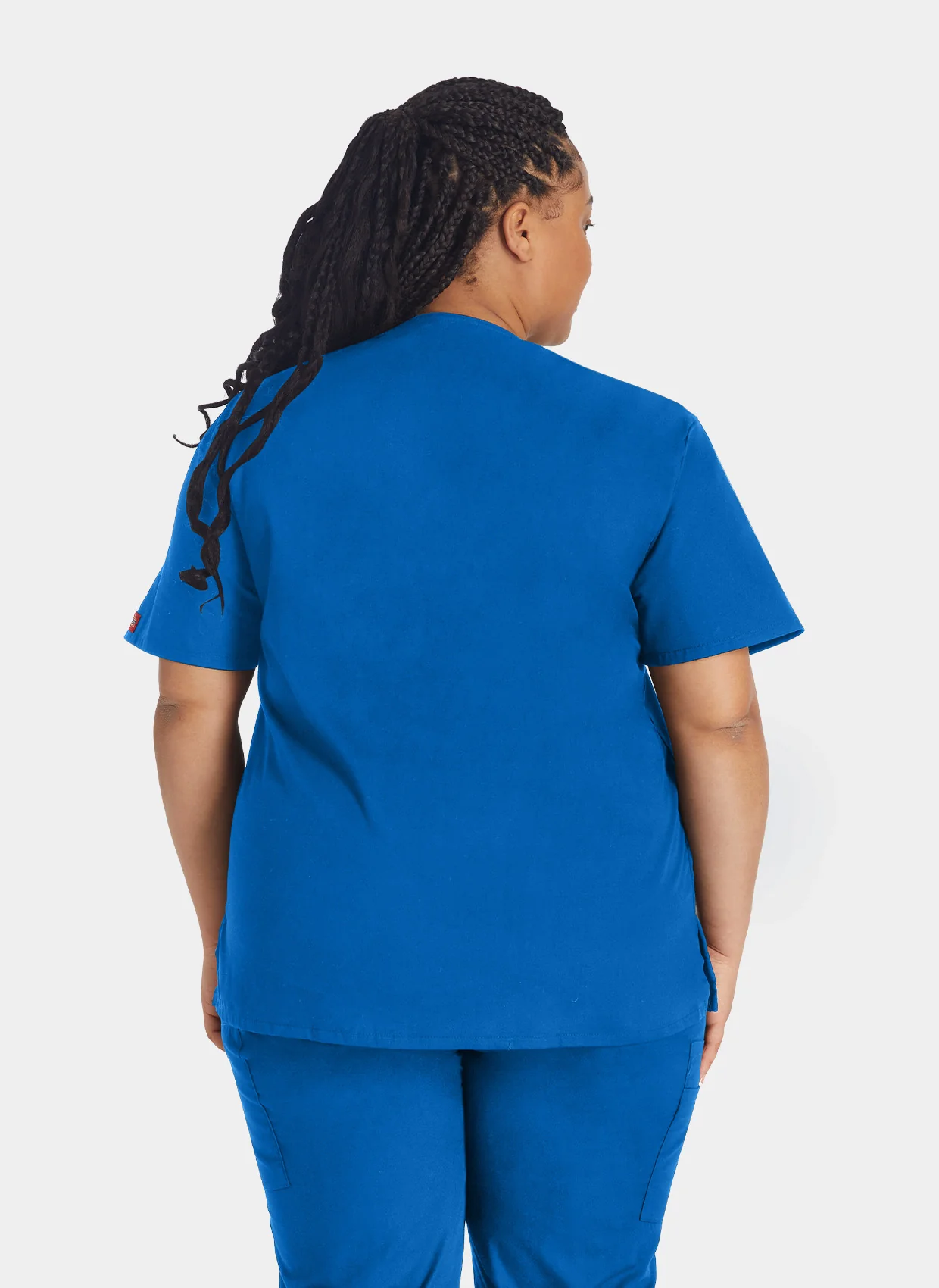 Dickies EDS Signature V-Neck Scrub Top DKE86706 - Royal - Image 2