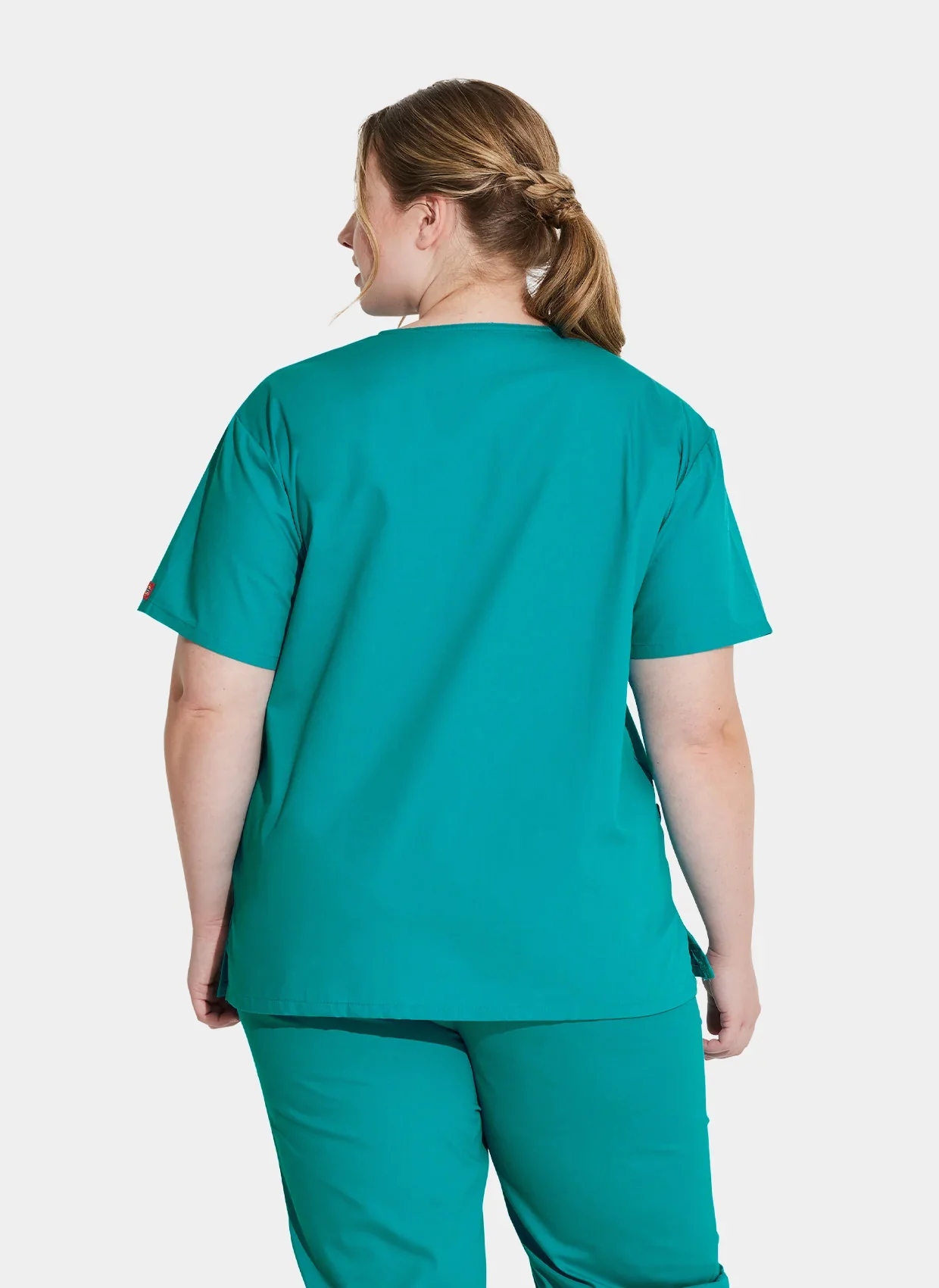 Dickies EDS Signature V-Neck Scrub Top DKE86706 - Teal - Image 2