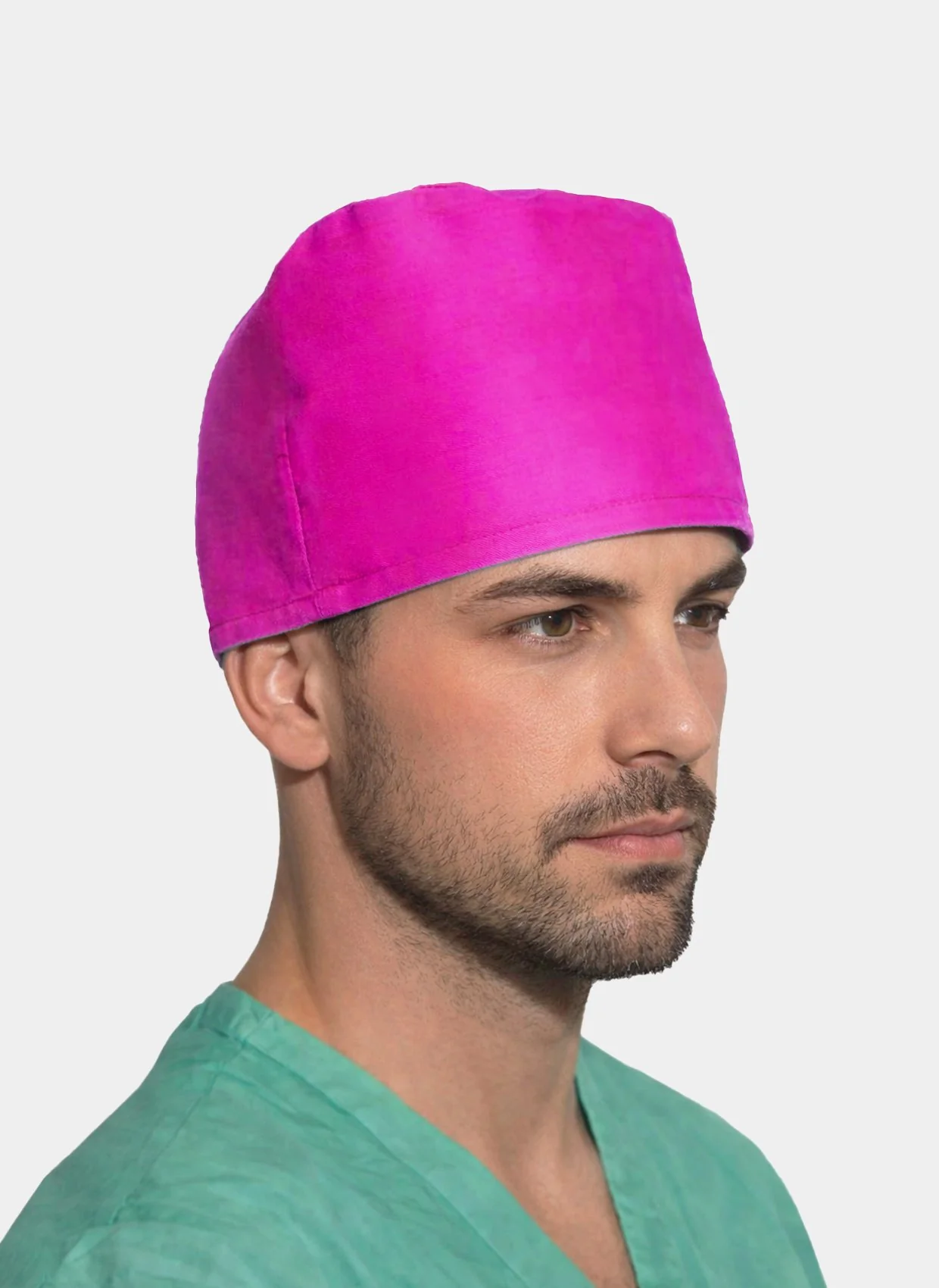 HappyFIT Cotton Scrub Hat Hot Pink - Image 2