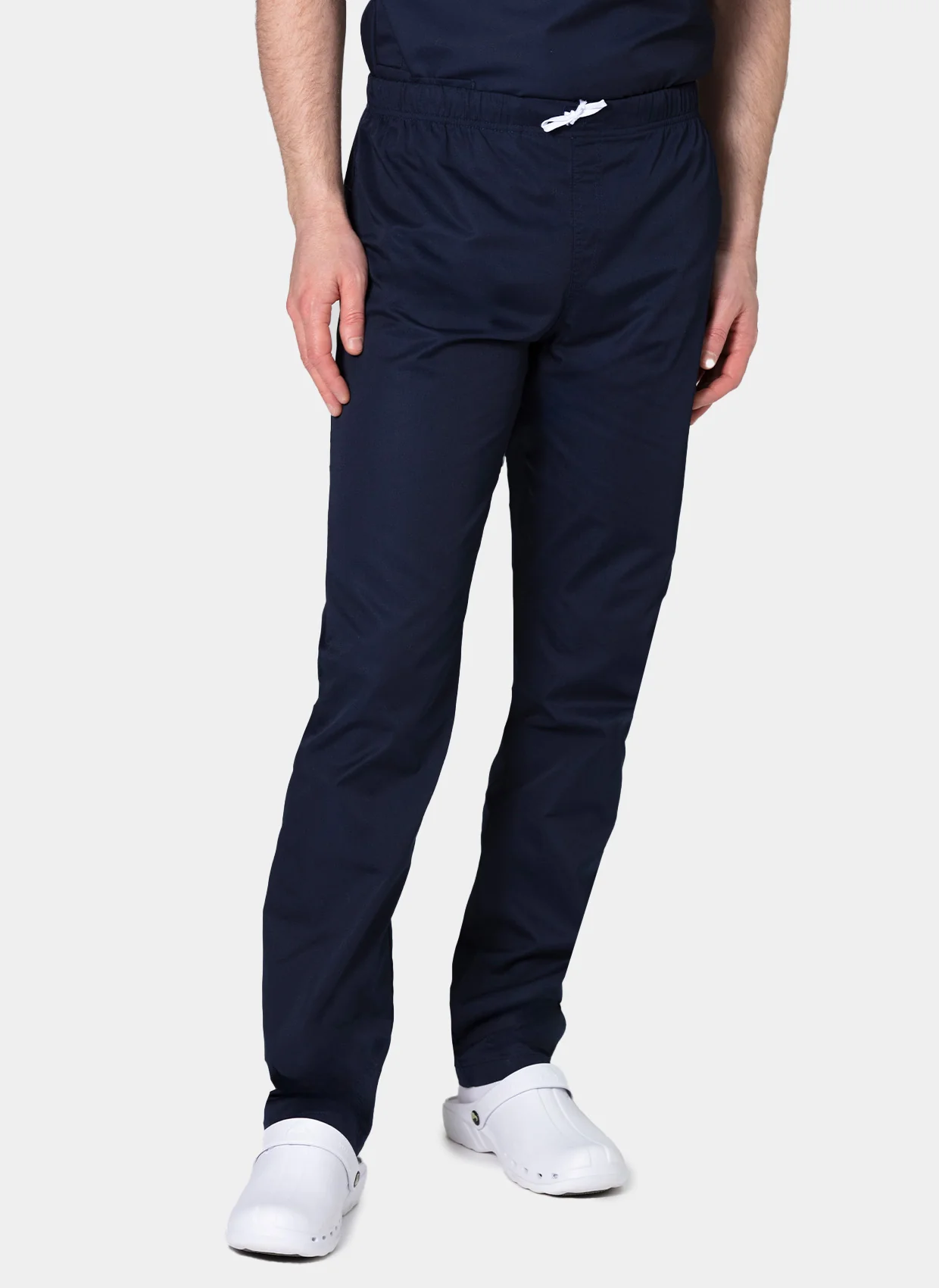 HappyFIT Unisex Scrub Trousers - Navy - Image 2