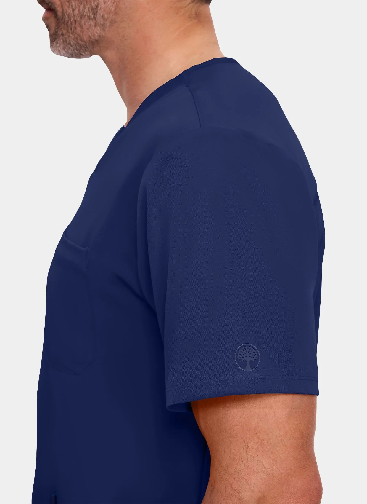 Healing Hands Matthew Scrub Top - Navy - Image 3