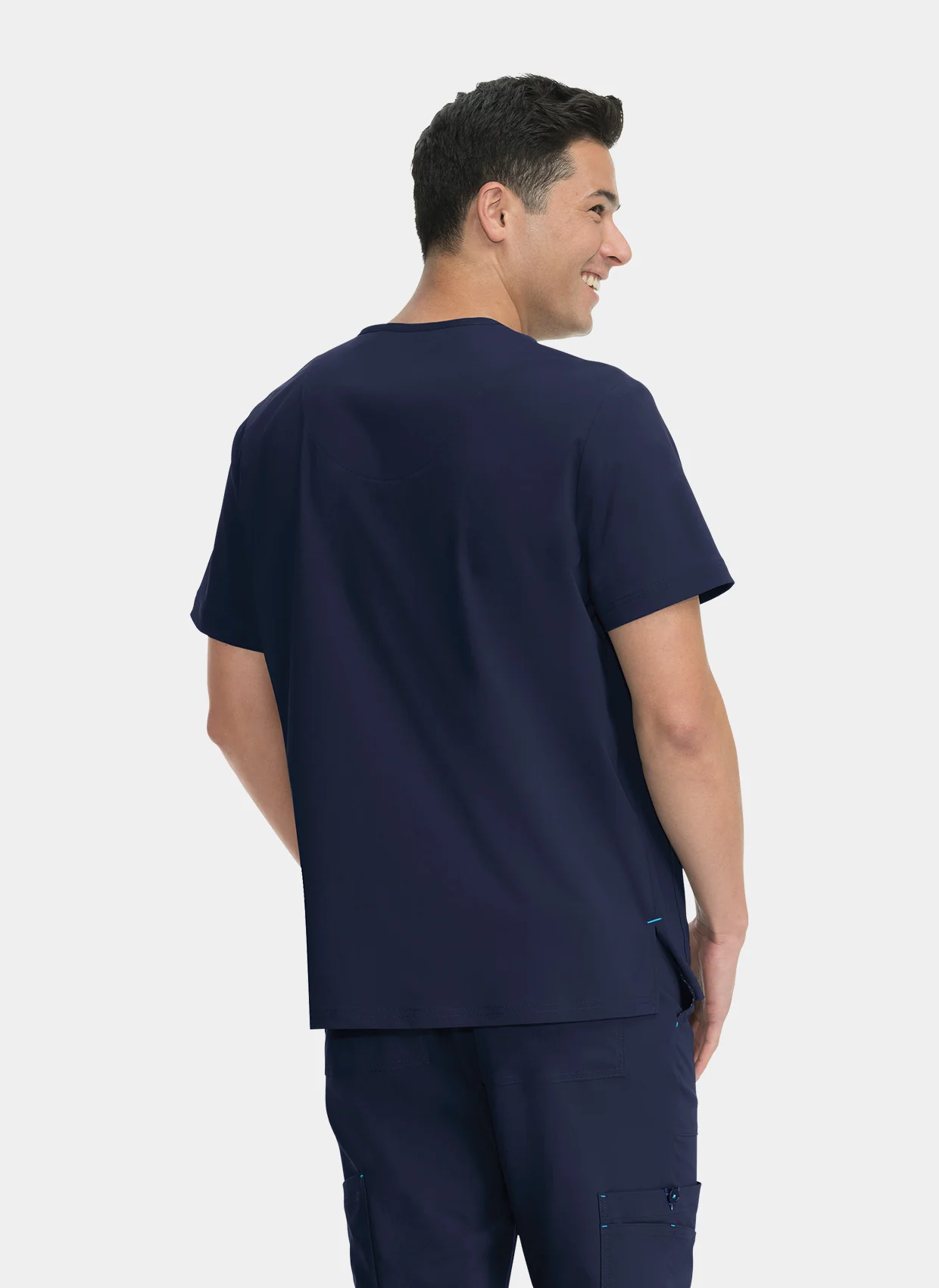 Koi Basics Bryan Scrub Top - Navy - Image 2