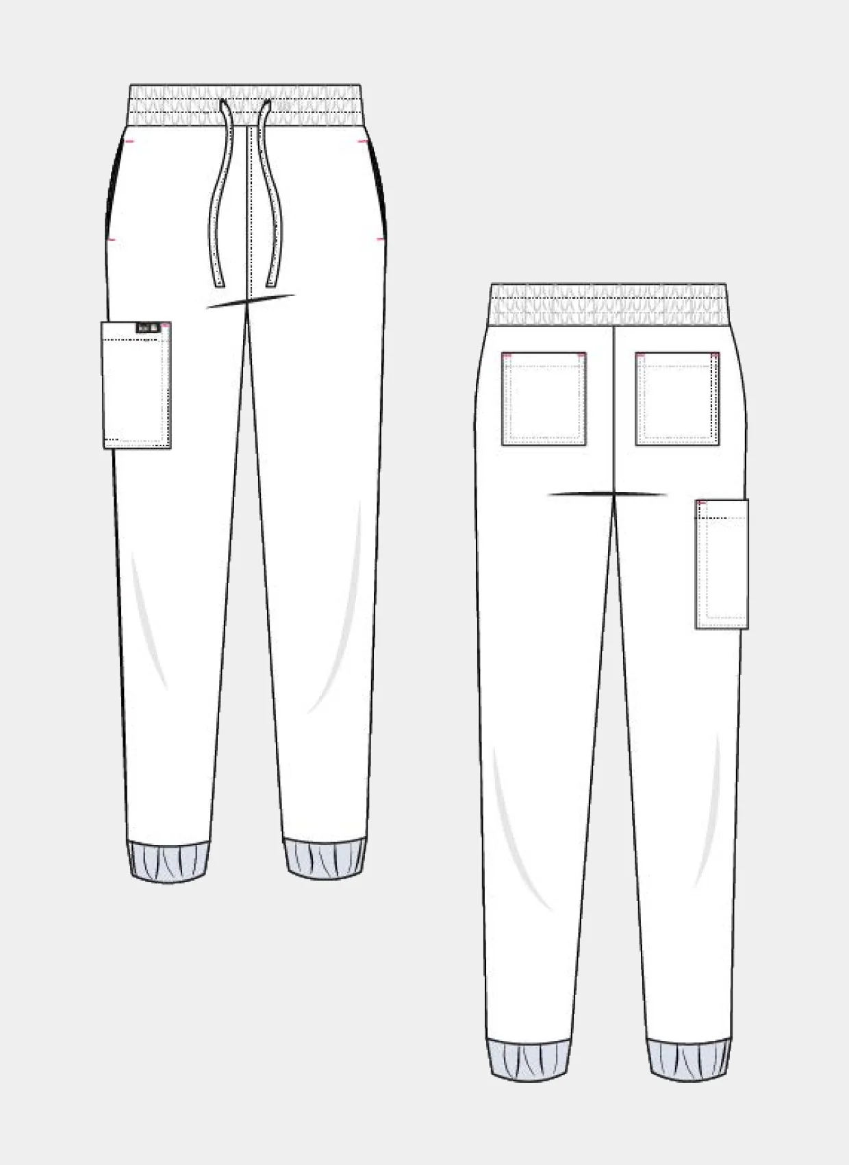 Koi Basics Gemma Scrub Joggers - Navy - Image 3