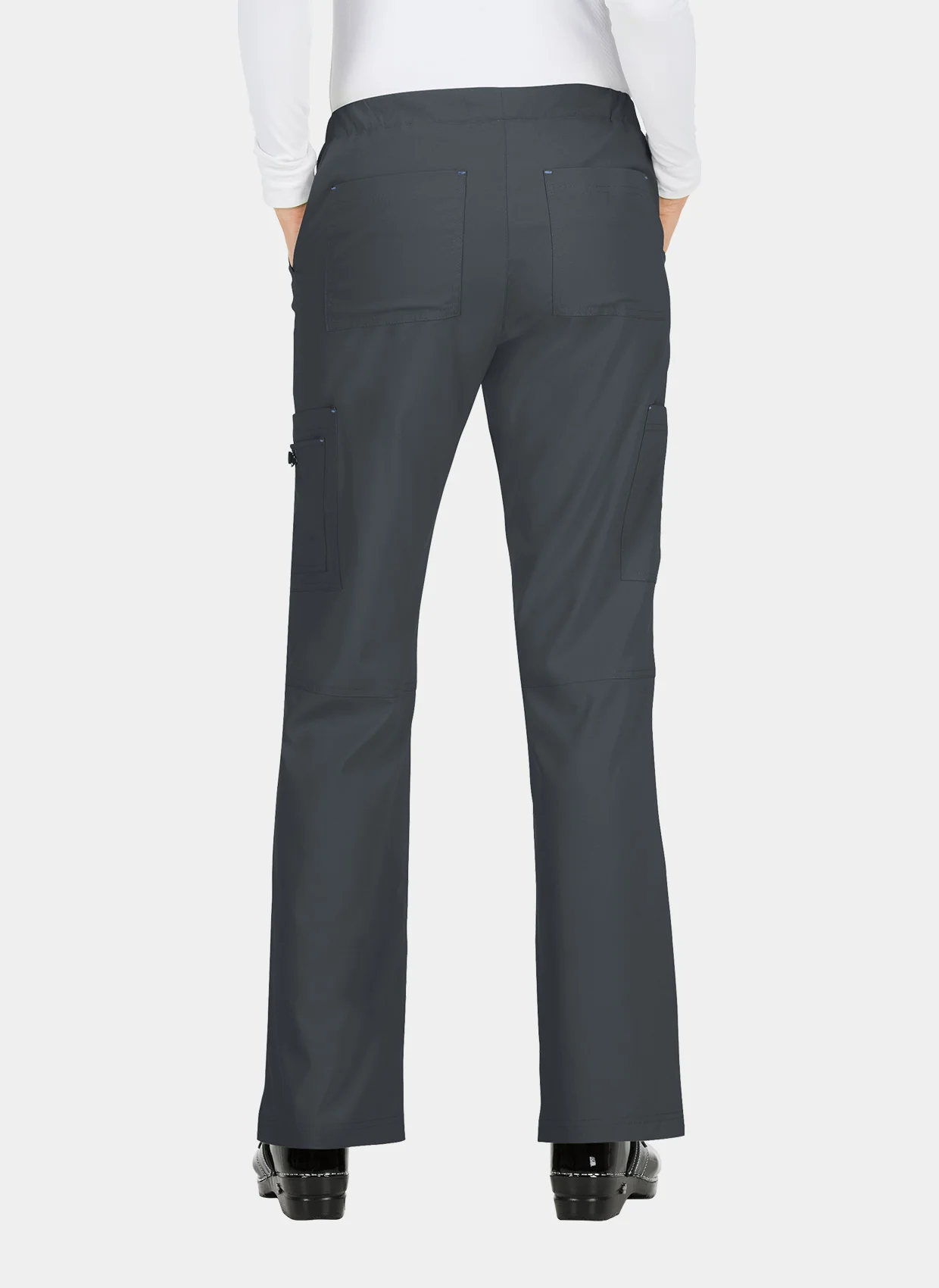Koi Basics Holly Scrub Trousers - Charcoal - Image 2