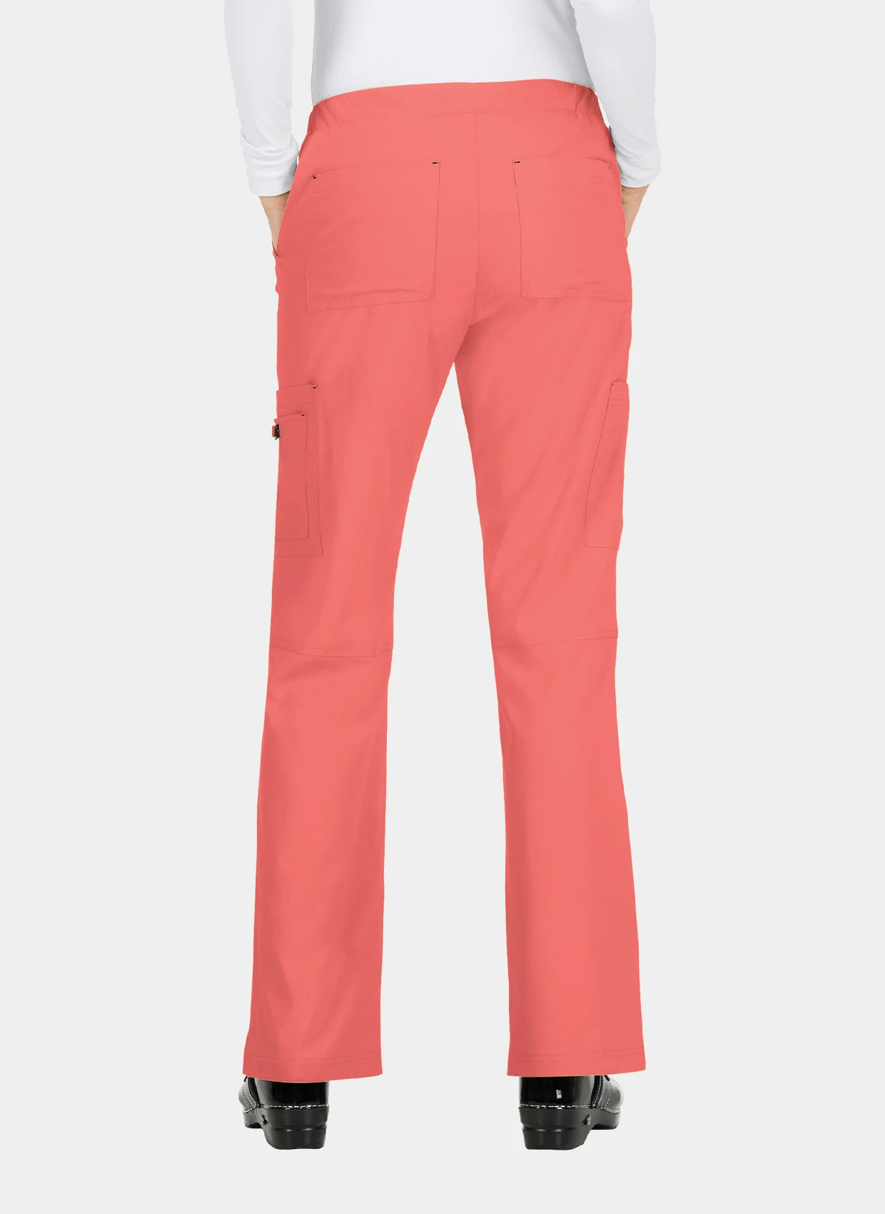 Koi Basics Holly Scrub Trousers - Coral - SALE - Image 2