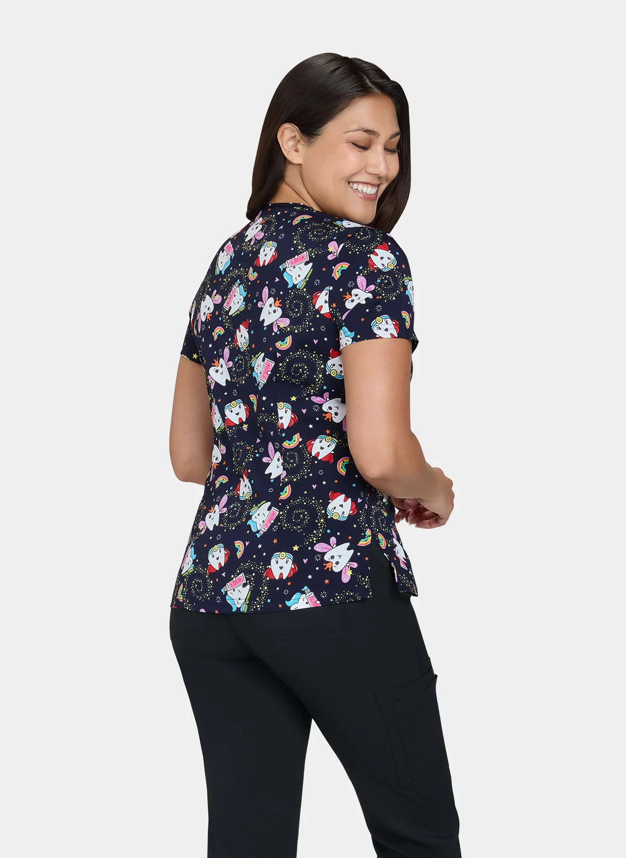 Koi Basics Leslie Scrub Top - Toothie - Image 2