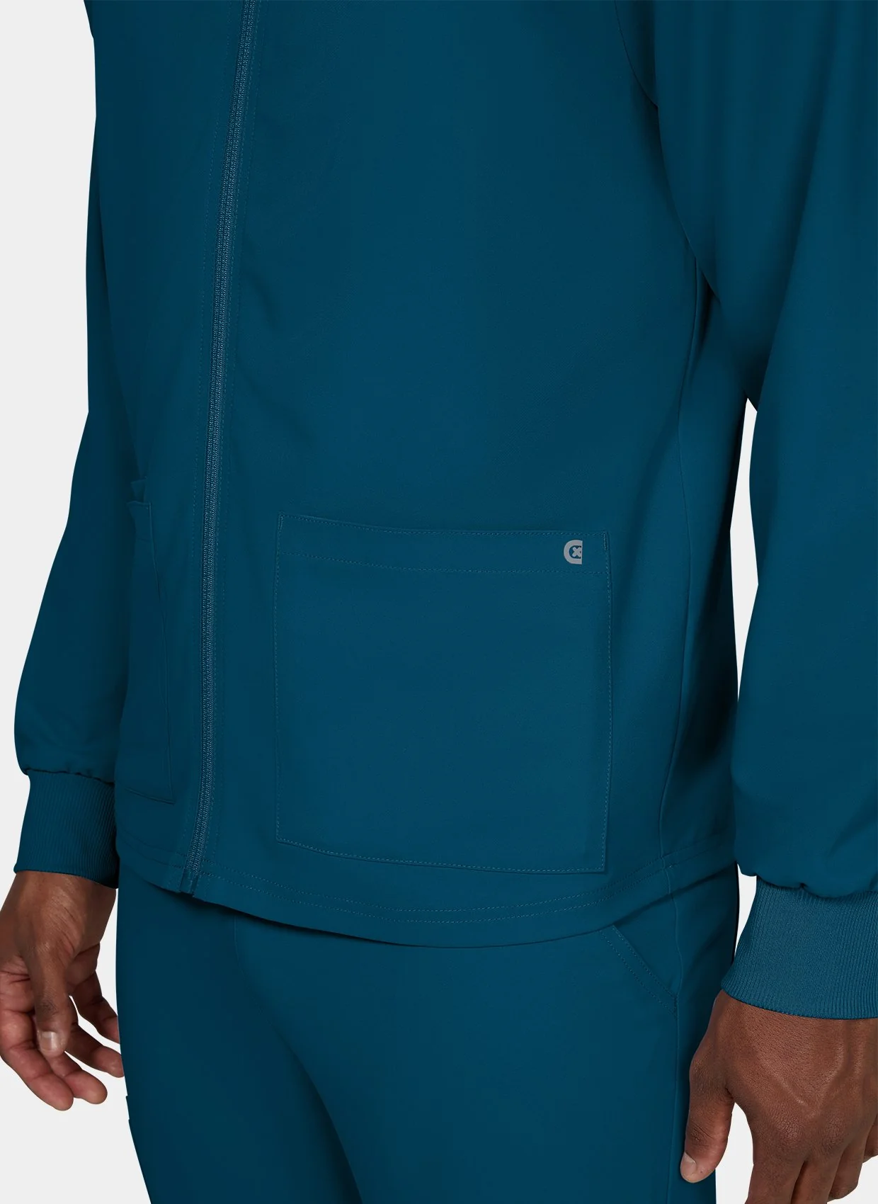 Koi Cureology Alpha Scrub Jacket - Caribbean - Image 3
