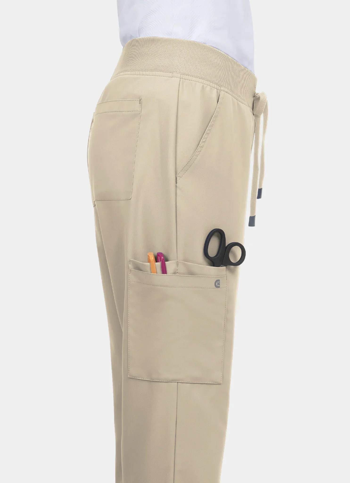 Koi Cureology Atria Scrub Trousers - Khaki - Image 3