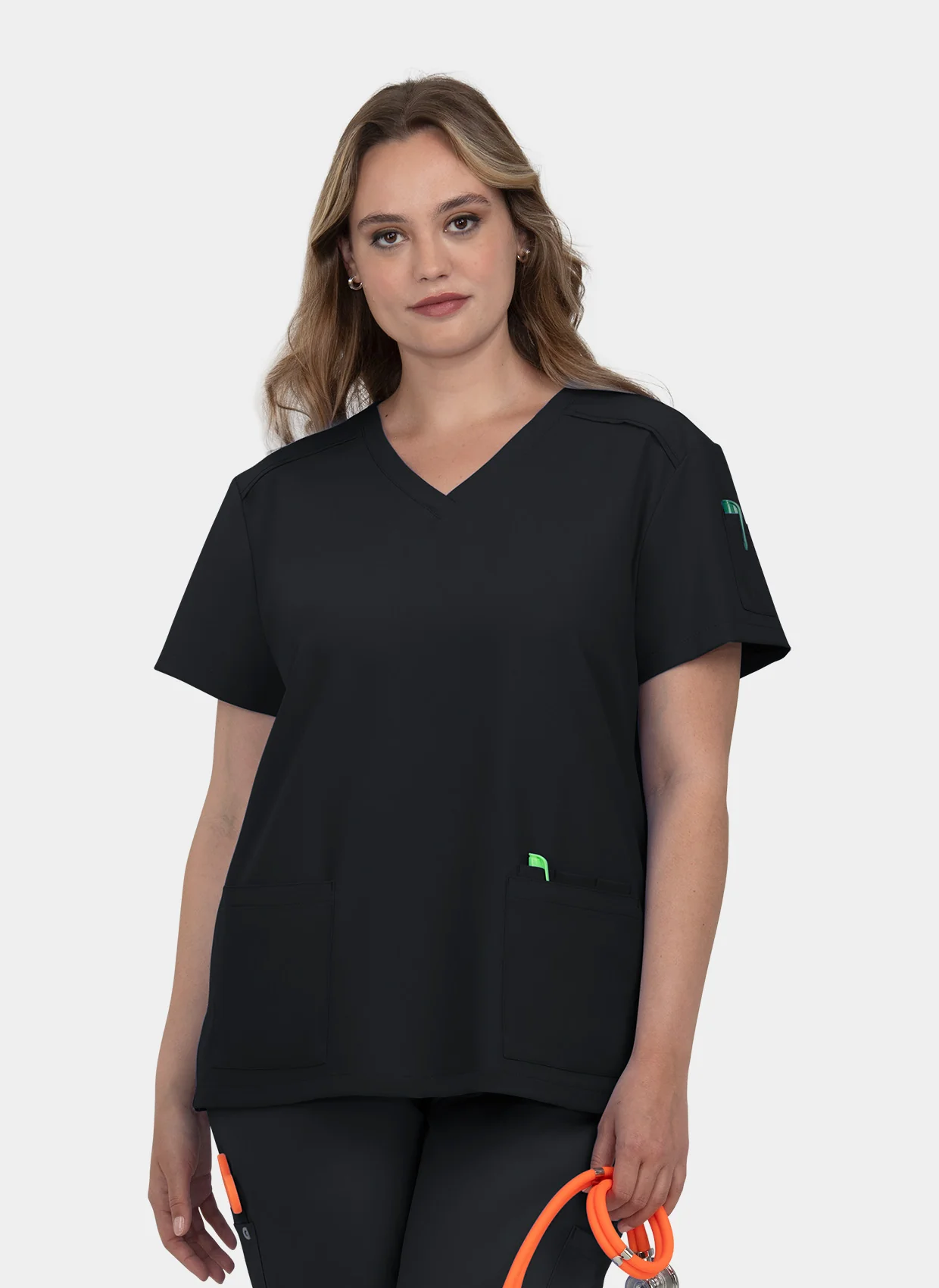 Koi Cureology Cardi Scrub Top - Black - Image 3