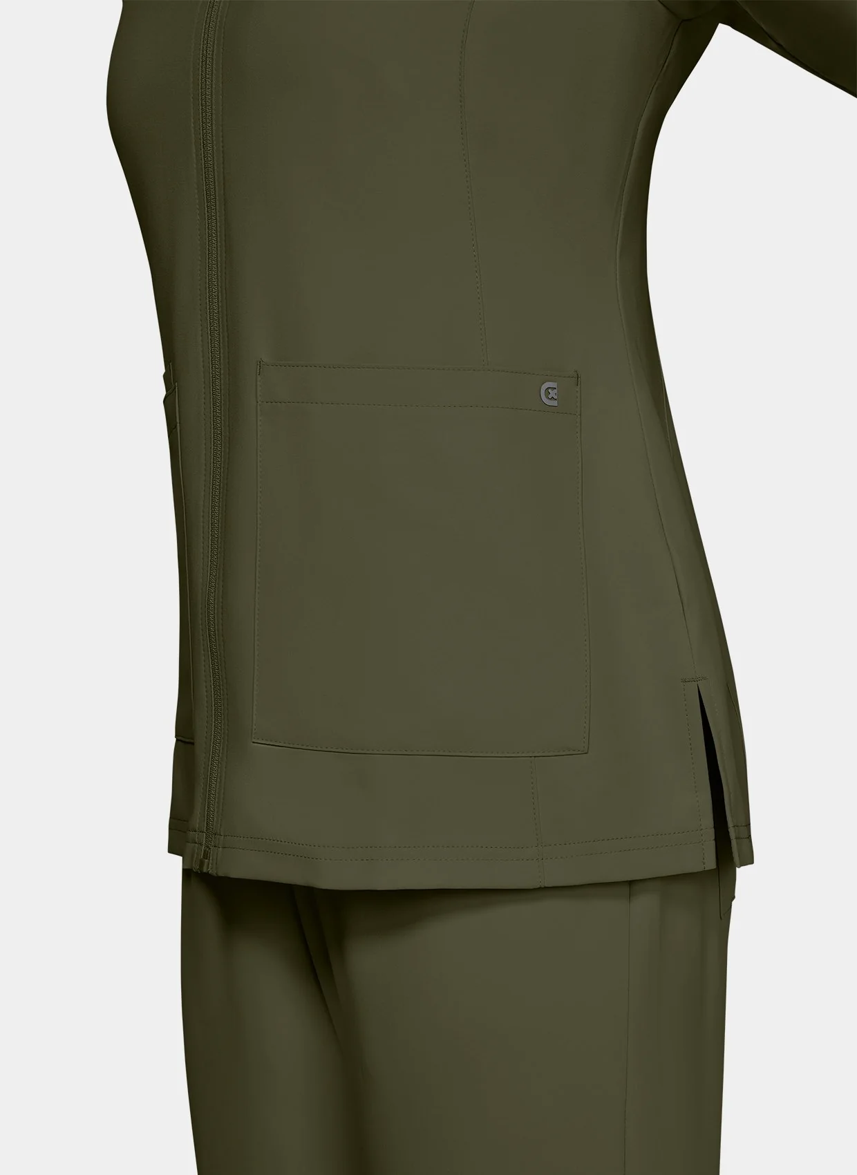 Koi Cureology Geneses Scrub Jacket - Olive - Image 3