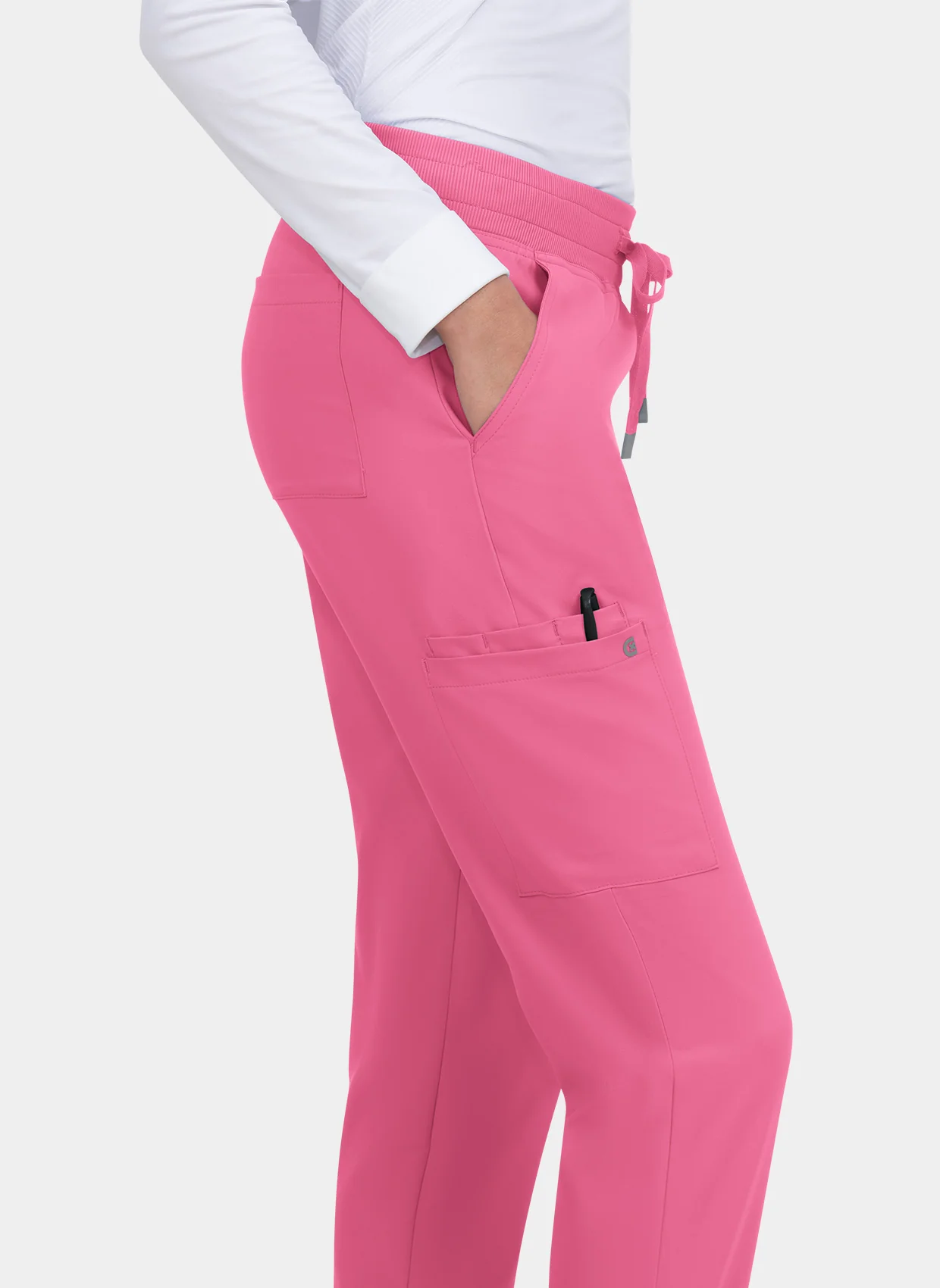 Koi Cureology Pulse Scrub Joggers - Carnation - Image 3