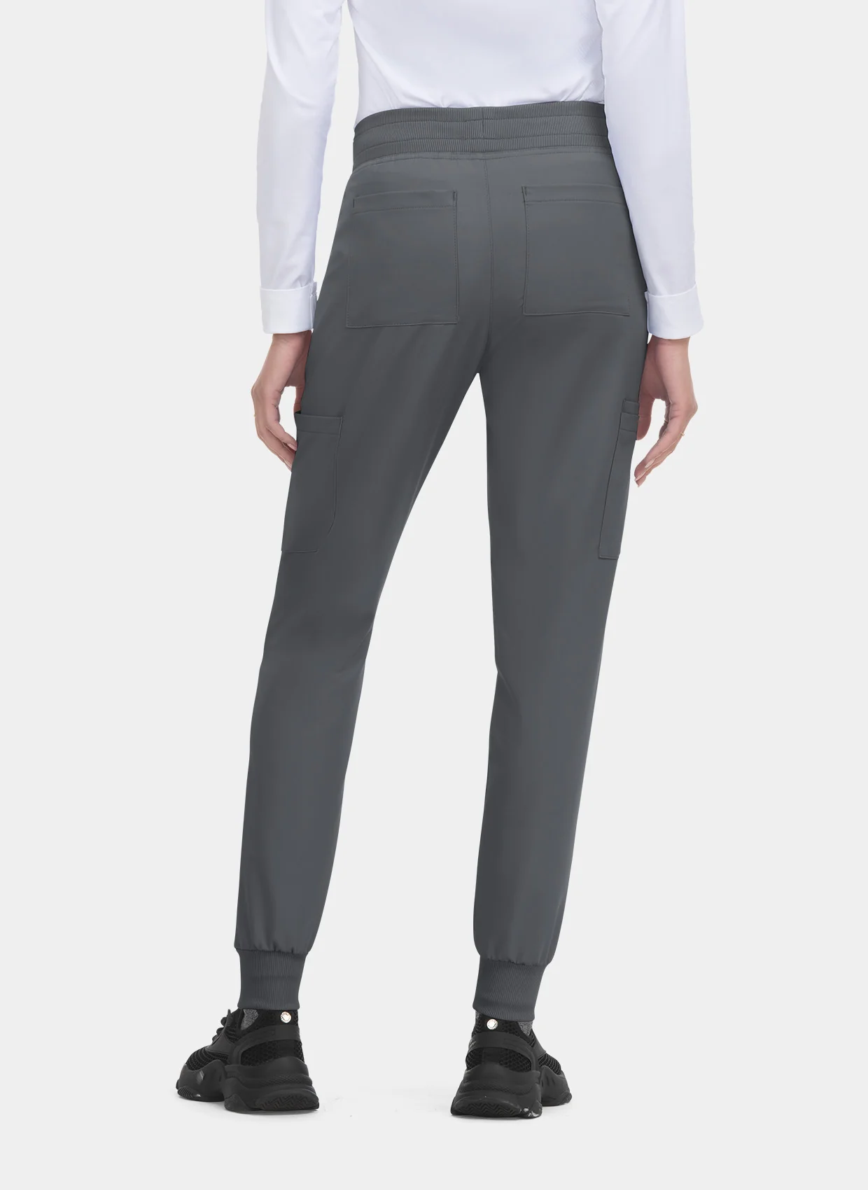 Koi Cureology Pulse Scrub Joggers - Pewter - Image 2