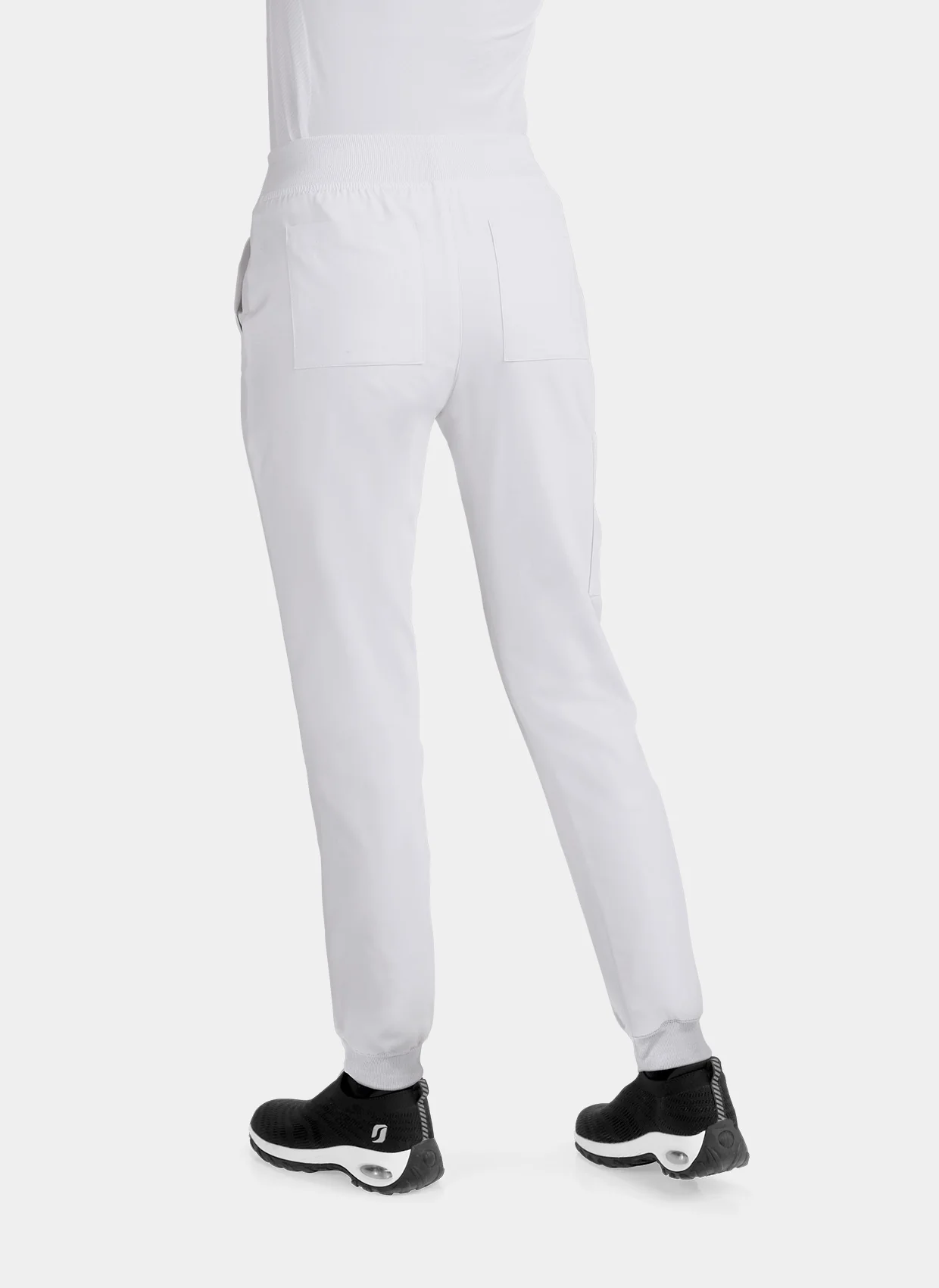 Koi Cureology Pulse Scrub Joggers - White - Image 2