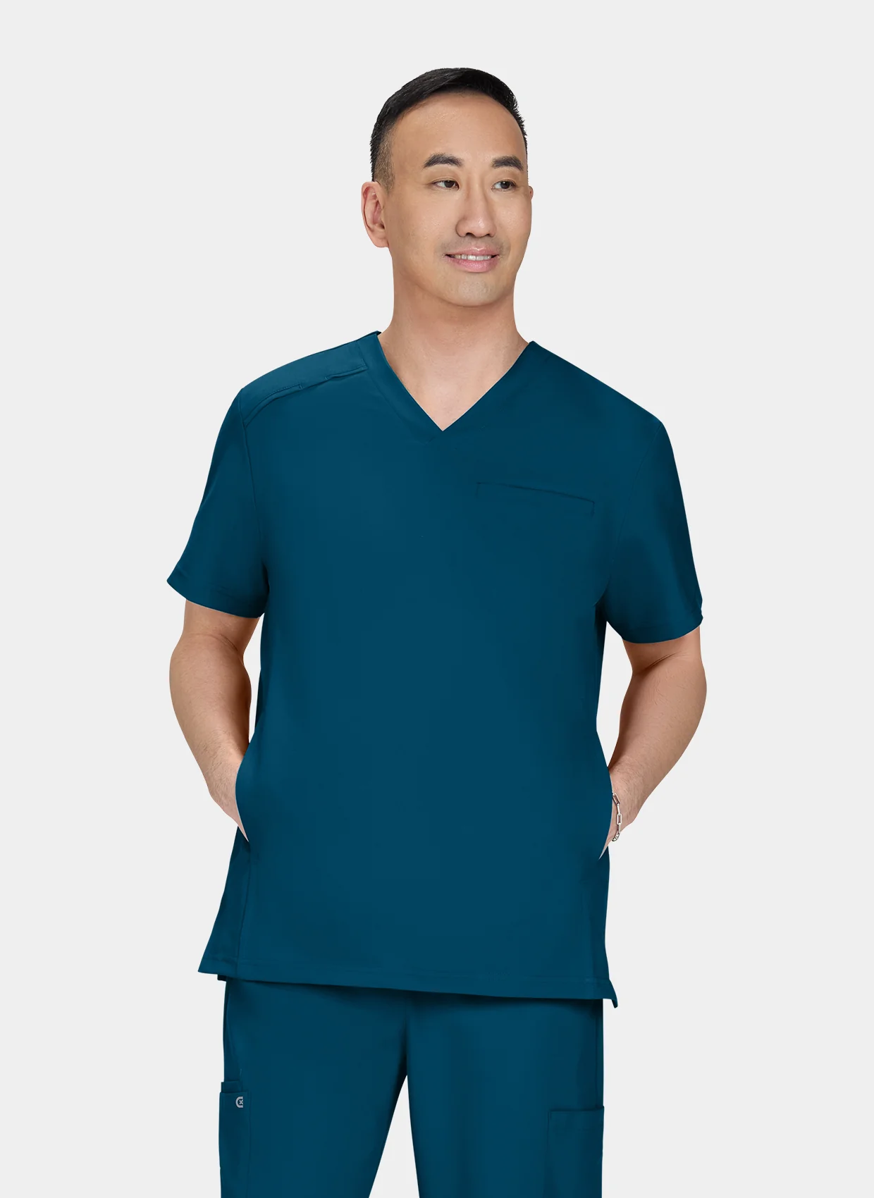 Koi Cureology Stasis Scrub Top - Caribbean - Image 4