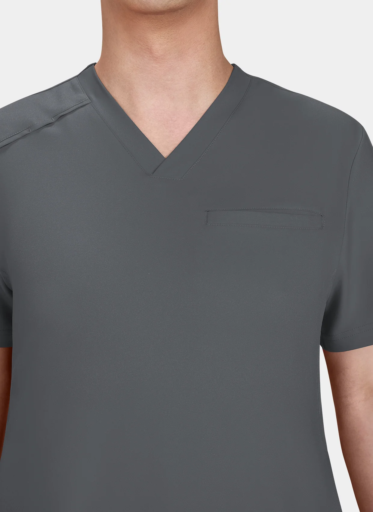 Koi Cureology Stasis Scrub Top - Pewter - Image 5