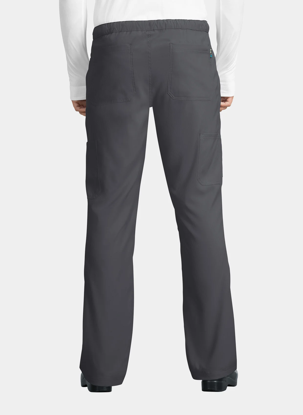 Koi Lite Discovery Scrub Trousers - Charcoal - SALE - Image 2