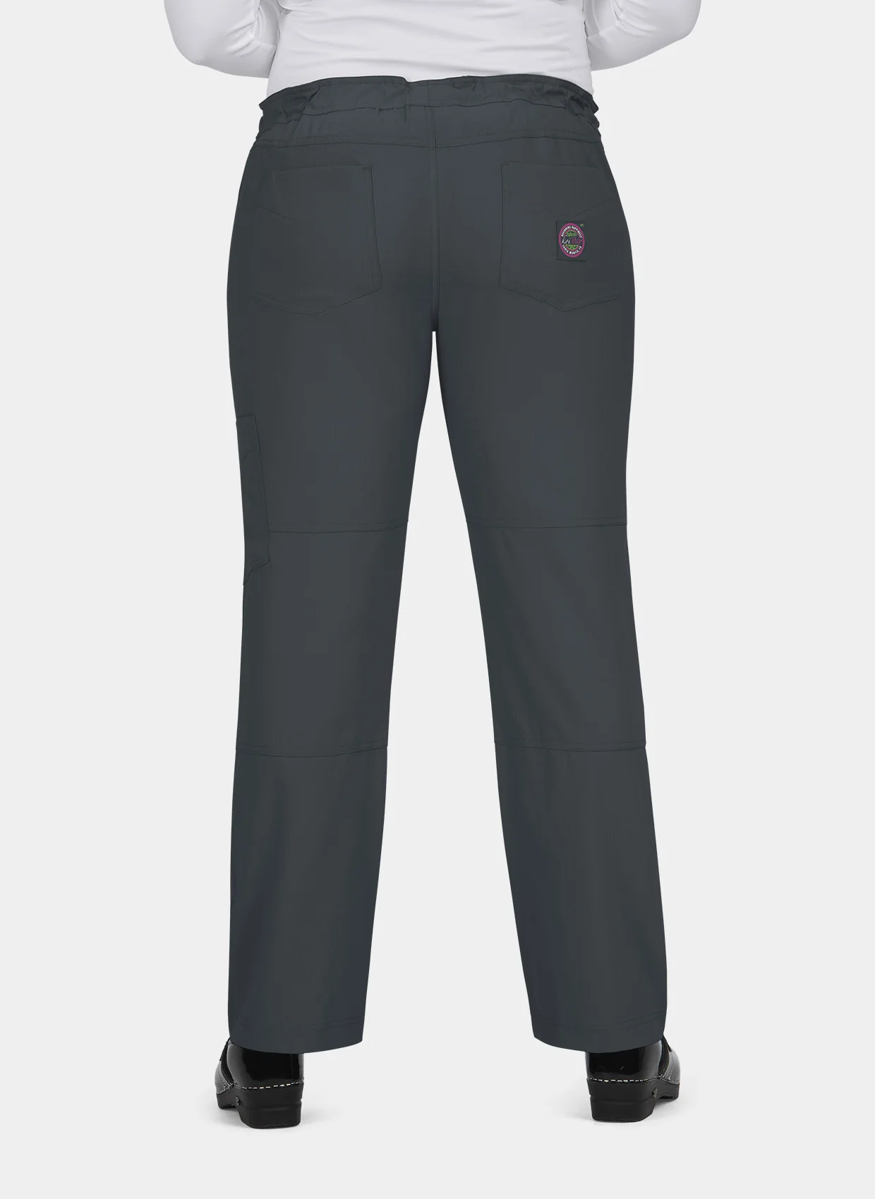 Koi Lite Peace Scrub Trousers - Charcoal - Image 2
