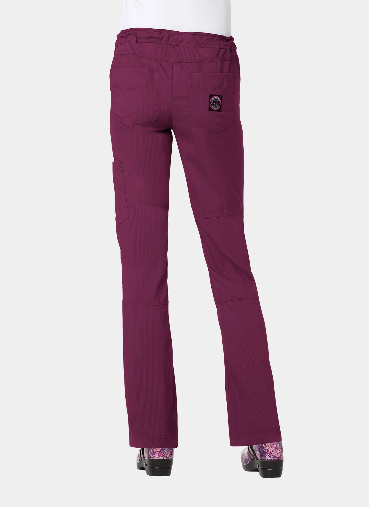 Koi Lite Peace Scrub Trousers - Wine - Image 2