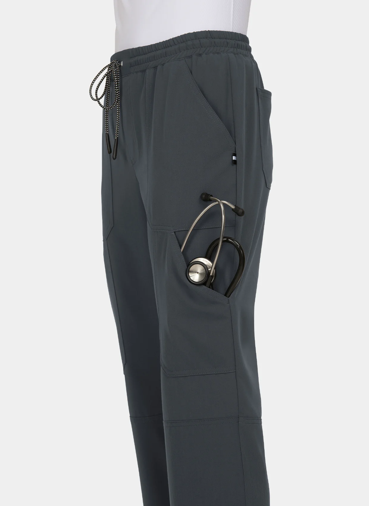 Koi Next Gen Good Vibe Scrub Joggers - Charcoal - Image 2