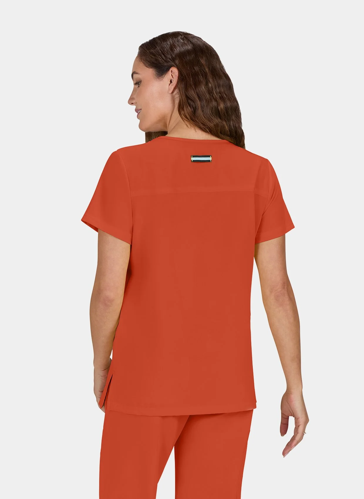 Koi Next Gen Hustle And Heart Scrub Top - Burnt Umber - Image 2