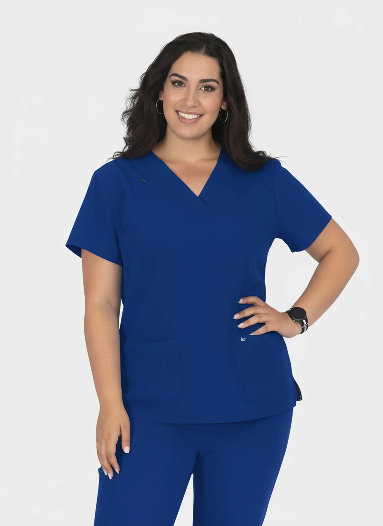 Koi Next Gen Hustle And Heart Scrub Top - Galaxy