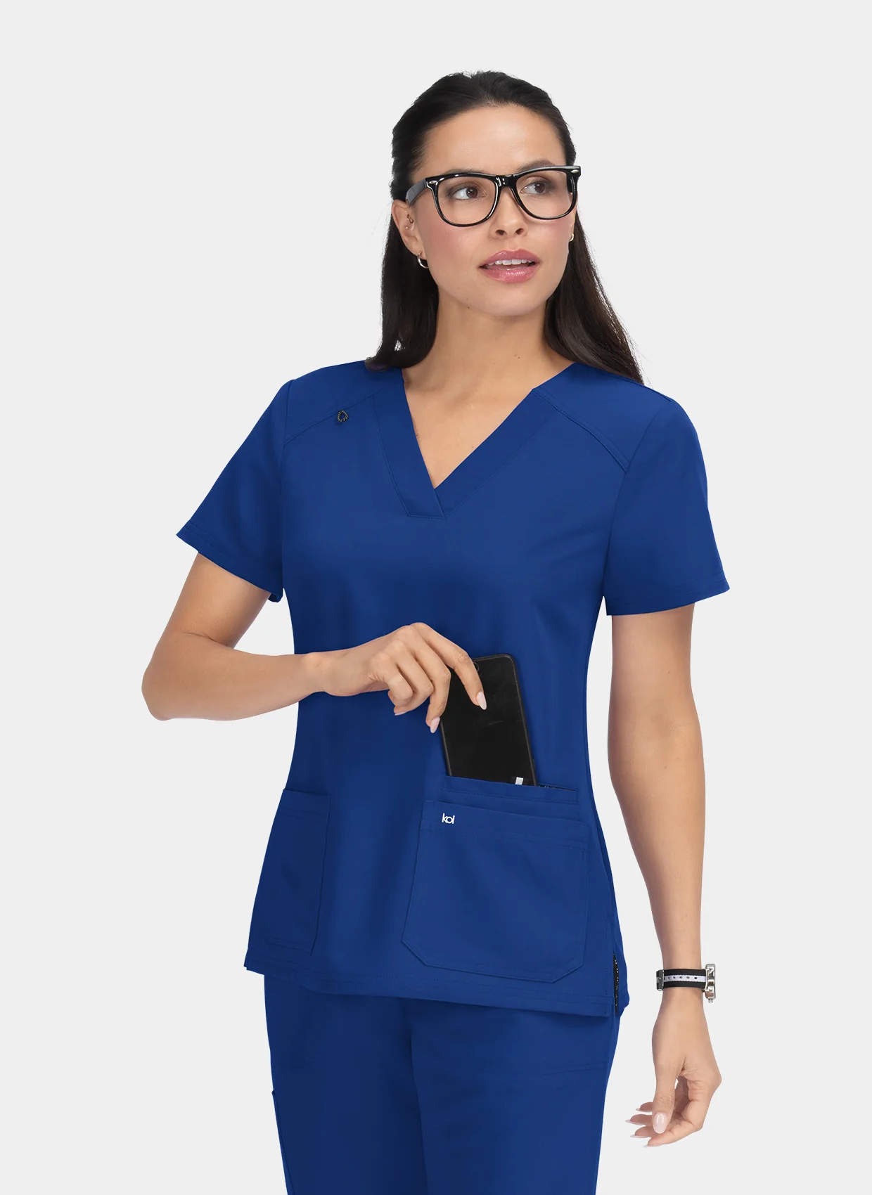 Koi Next Gen Hustle And Heart Scrub Top - Galaxy - Image 2
