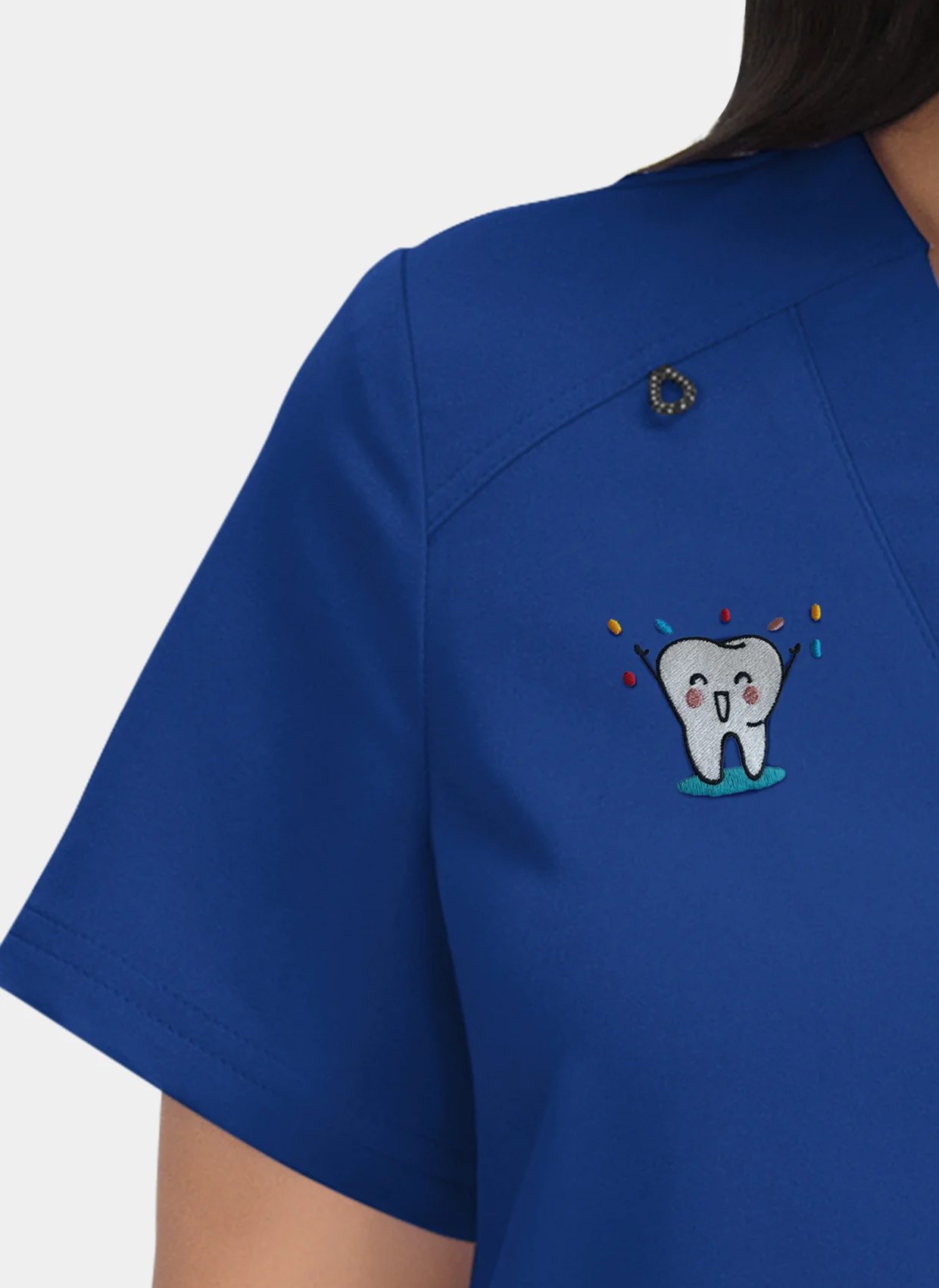 Koi Next Gen Hustle And Heart Scrub Top - Galaxy - Image 4