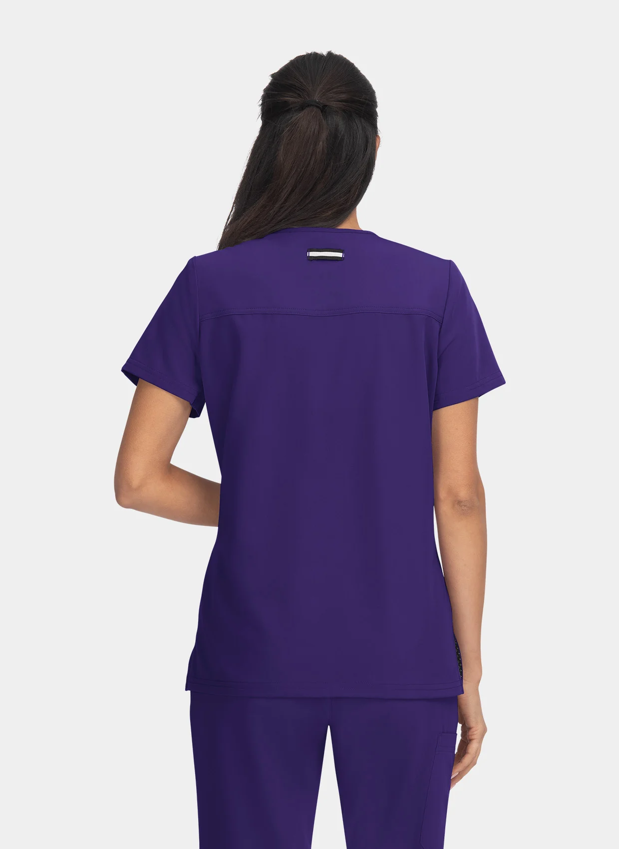 Koi Next Gen Hustle And Heart Scrub Top - Grape - Image 2