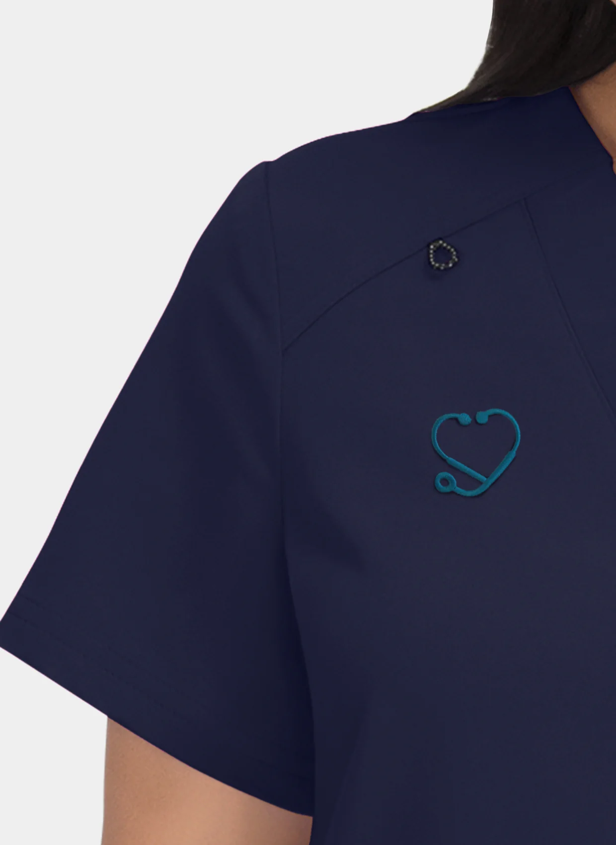 Koi Next Gen Hustle And Heart Scrub Top - Navy - Image 3