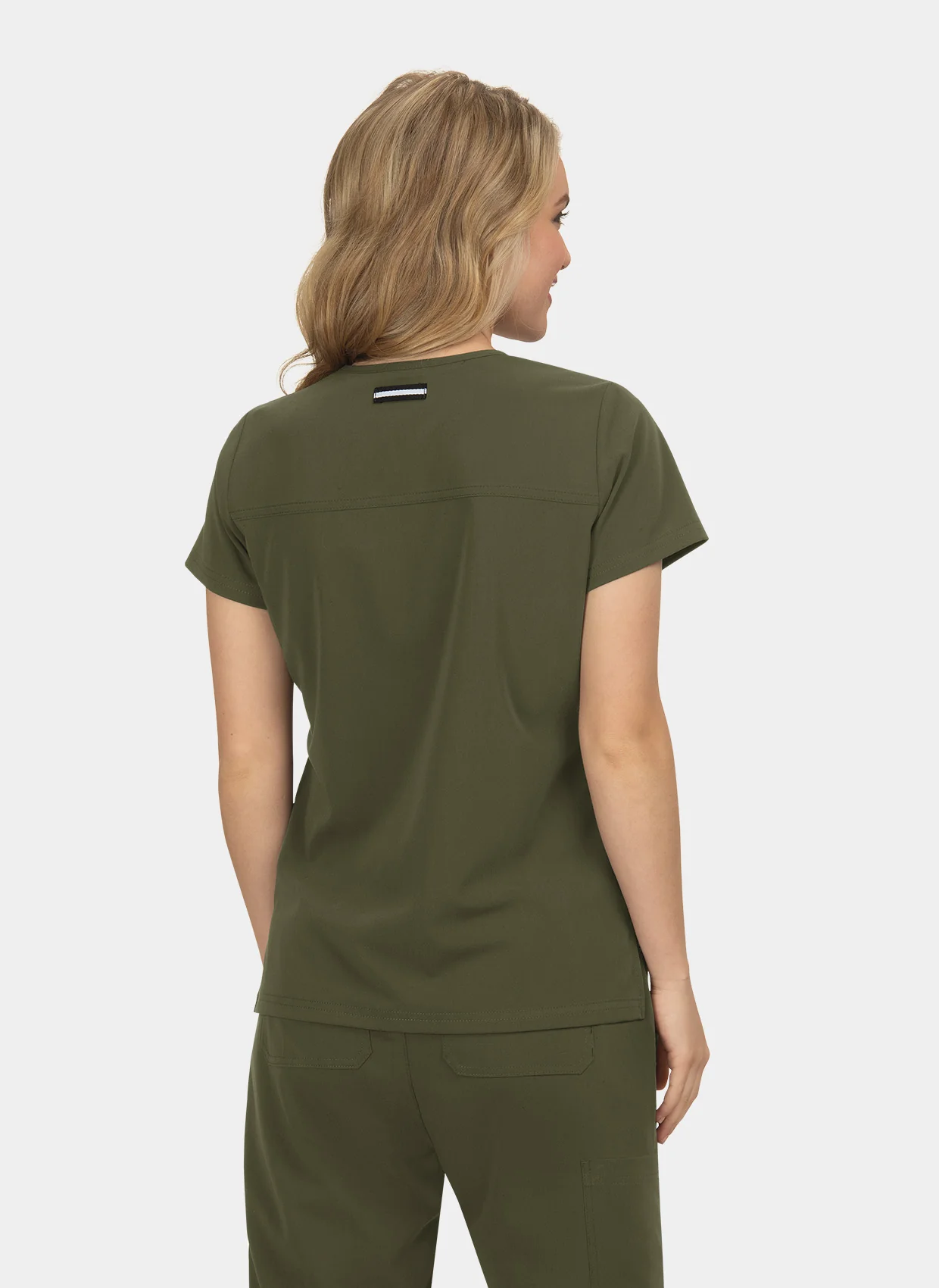 Koi Next Gen Hustle And Heart Scrub Top - Olive - Image 2