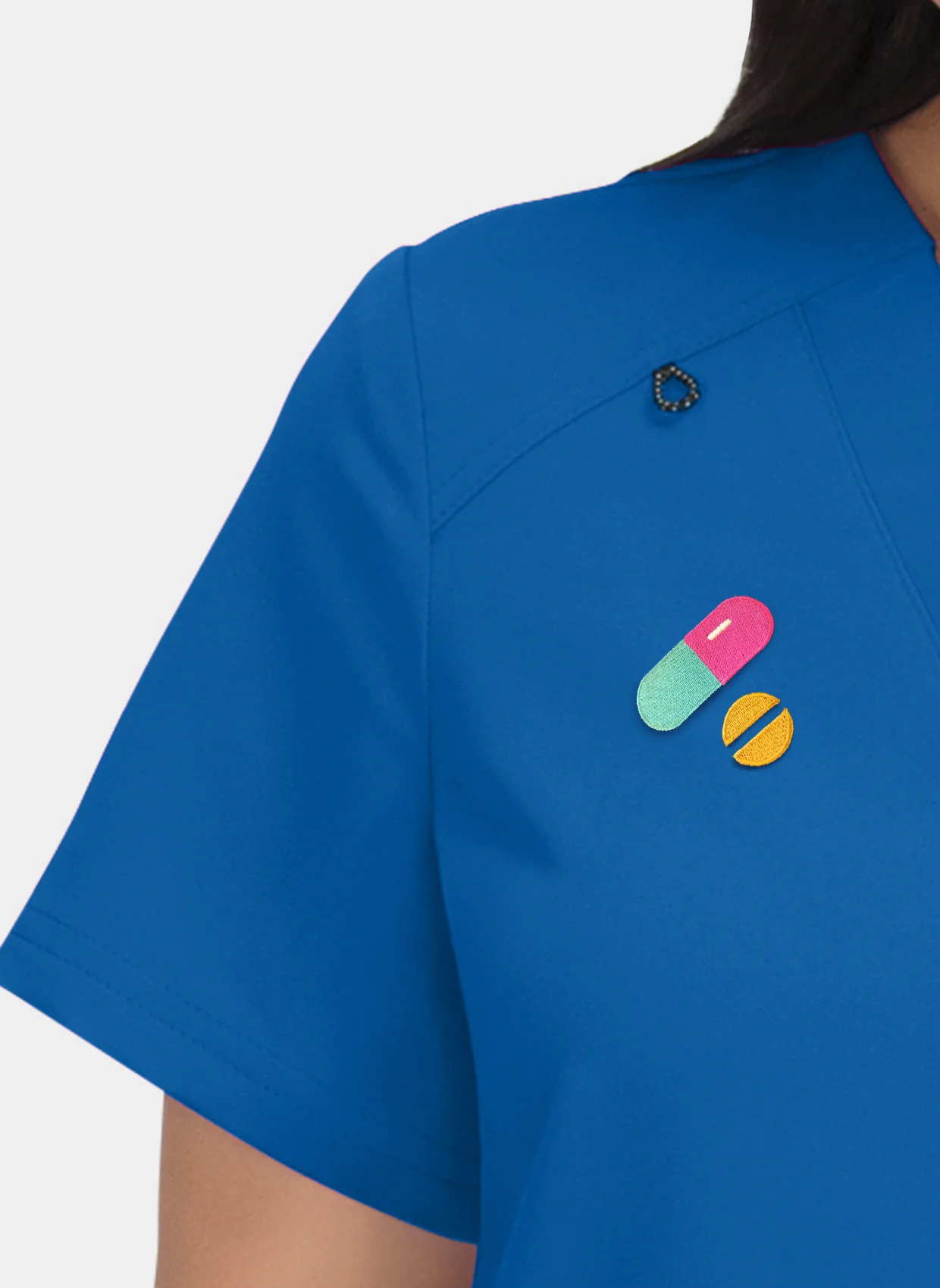 Koi Next Gen Hustle And Heart Scrub Top - Royal - Image 3