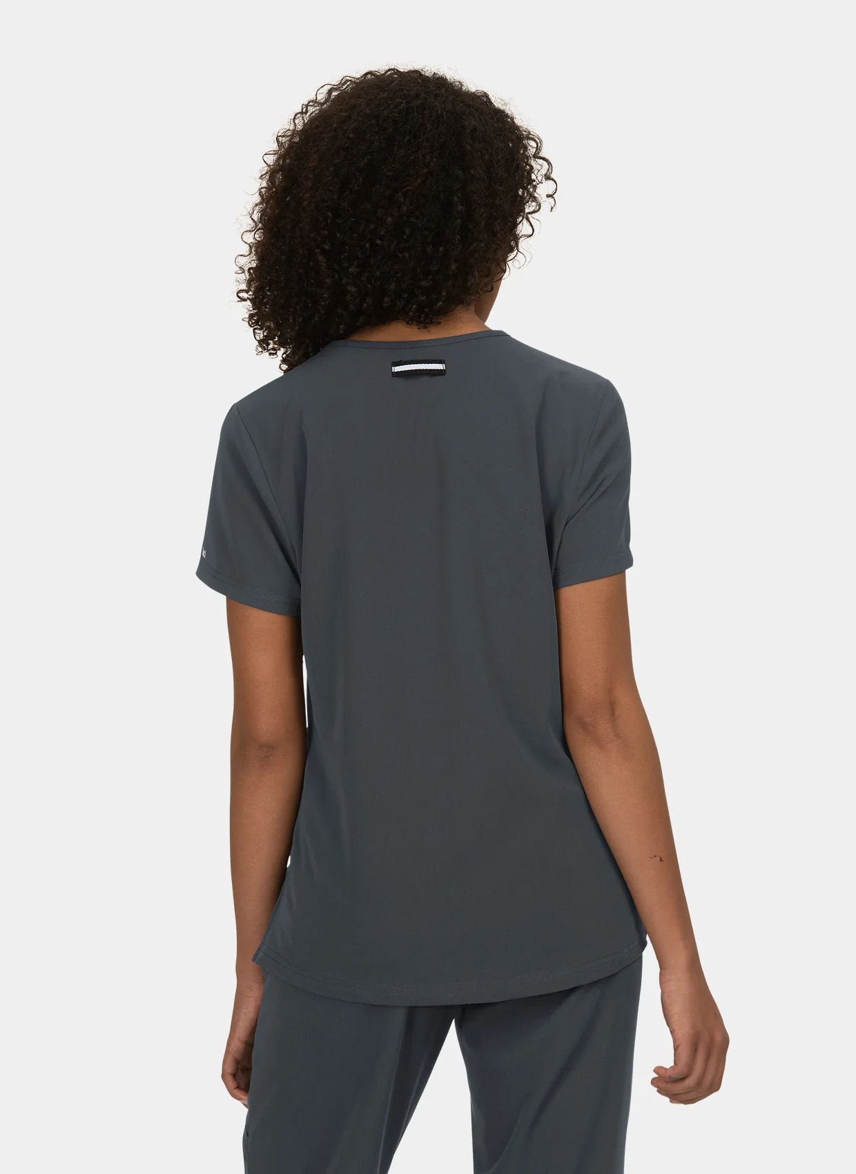 Koi Next Gen Ready To Work Scrub Top - Charcoal - Image 2
